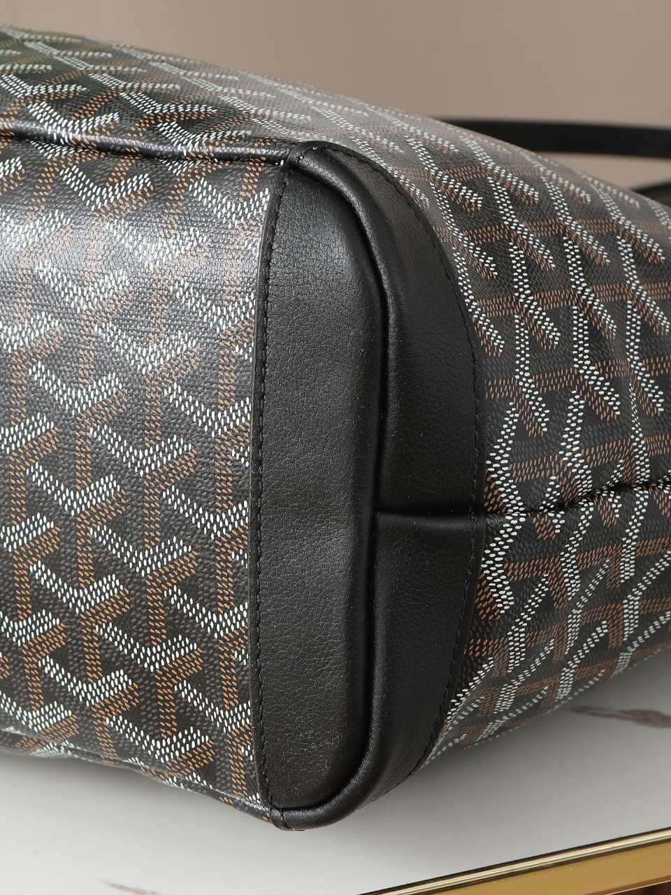 包角GOYARD 戈雅托特 Artois  (Canvas and Leather) — Tote Shoulder Bag-F0-ARTOISMMLTY