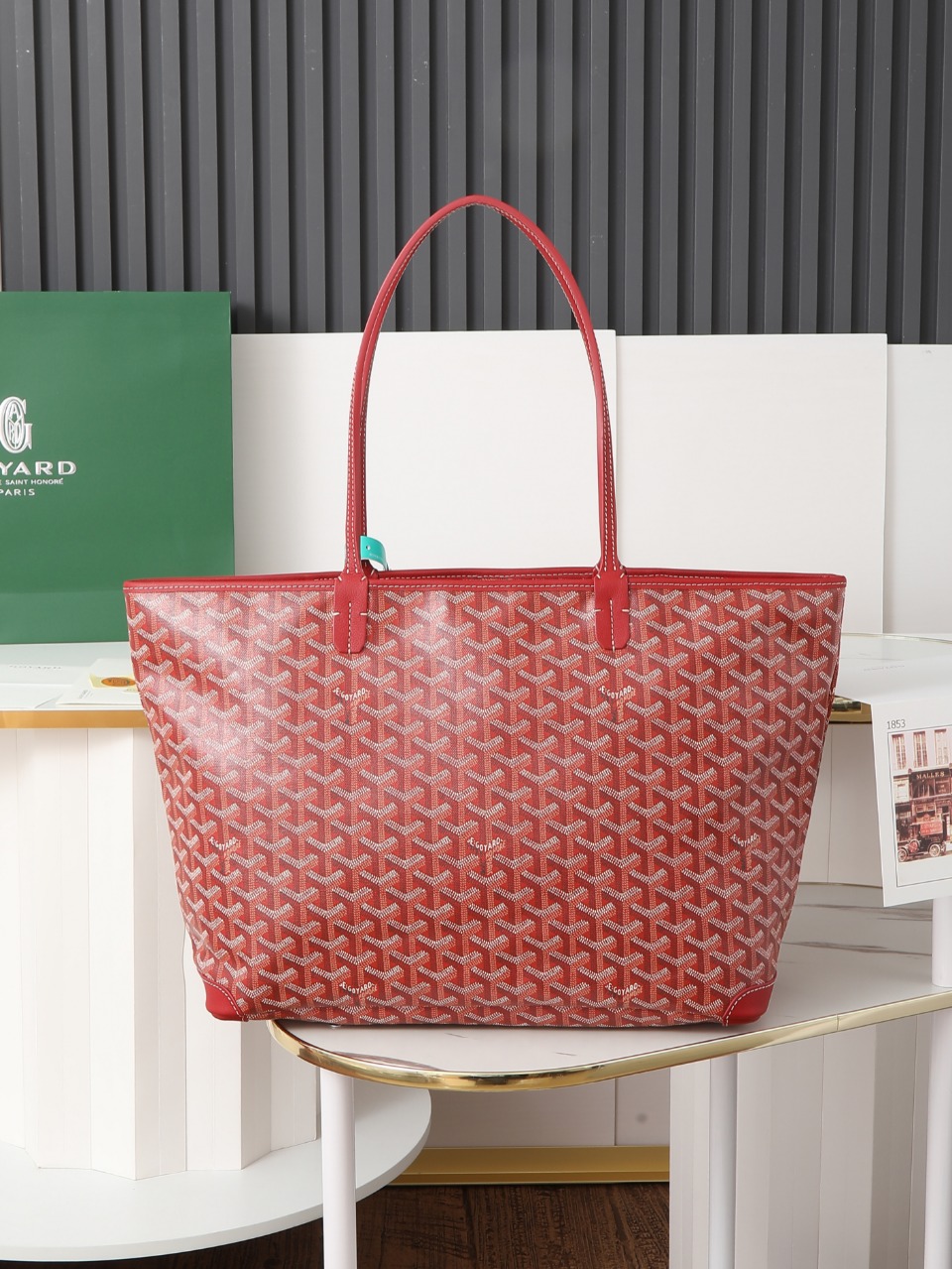 包角GOYARD 戈雅托特 Artois  (Canvas and Leather) — Tote Shoulder Bag-F0-ARTOISMMLTY