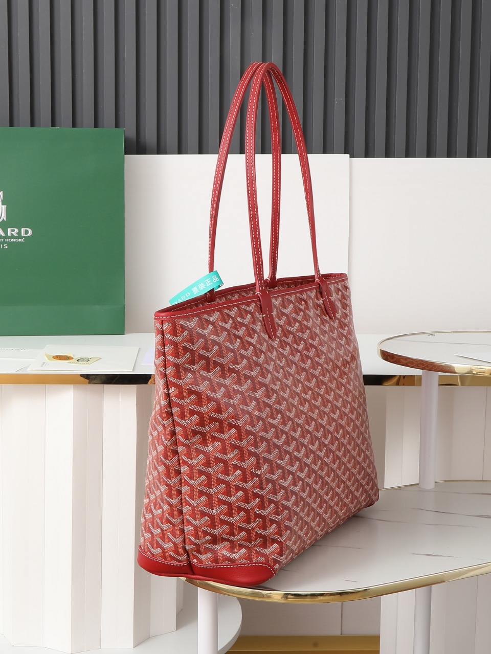 包角GOYARD 戈雅托特 Artois  (Canvas and Leather) — Tote Shoulder Bag-F0-ARTOISMMLTY