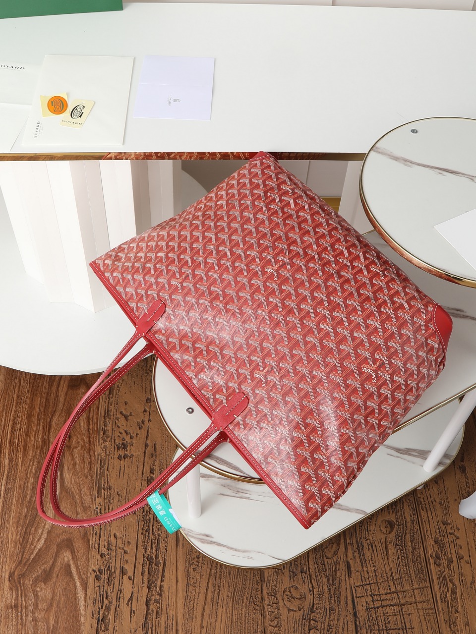 包角GOYARD 戈雅托特 Artois  (Canvas and Leather) — Tote Shoulder Bag-F0-ARTOISMMLTY