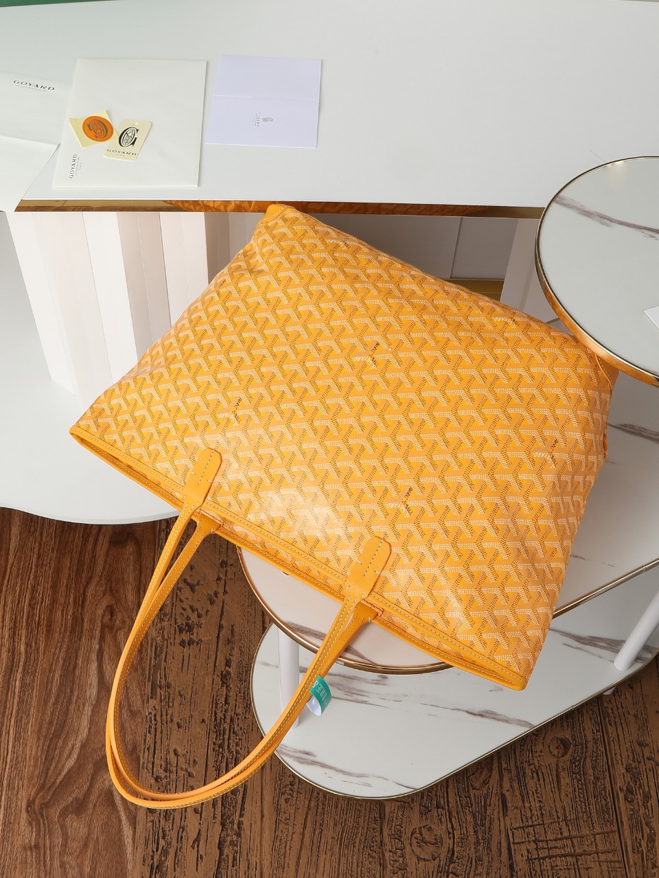 包角GOYARD 戈雅托特 Artois  (Canvas and Leather) — Tote Shoulder Bag-F0-ARTOISMMLTY