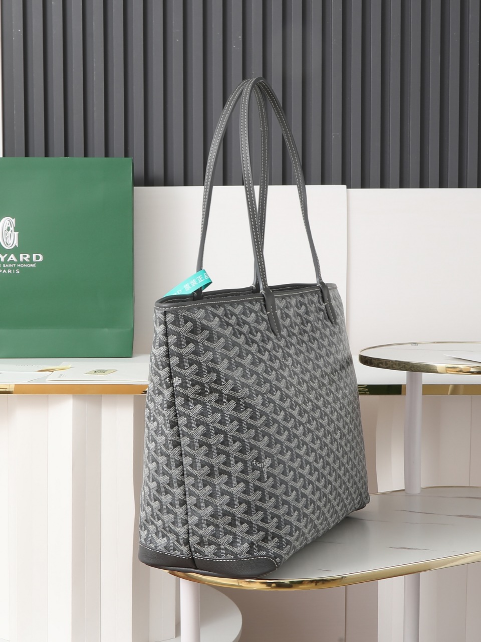 包角GOYARD 戈雅托特 Artois  (Canvas and Leather) — Tote Shoulder Bag-F0-ARTOISMMLTY