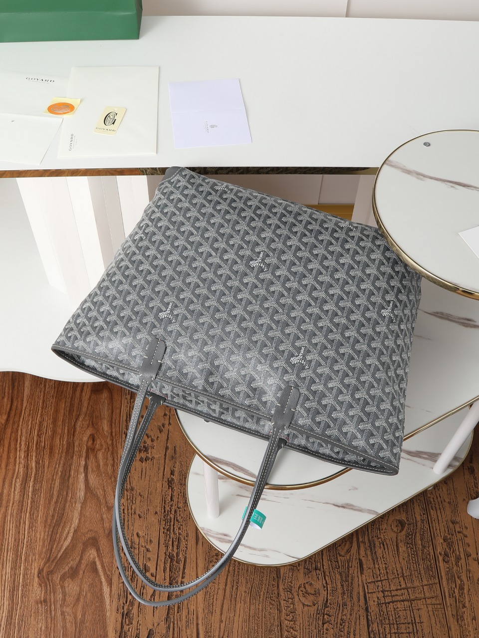 包角GOYARD 戈雅托特 Artois  (Canvas and Leather) — Tote Shoulder Bag-F0-ARTOISMMLTY