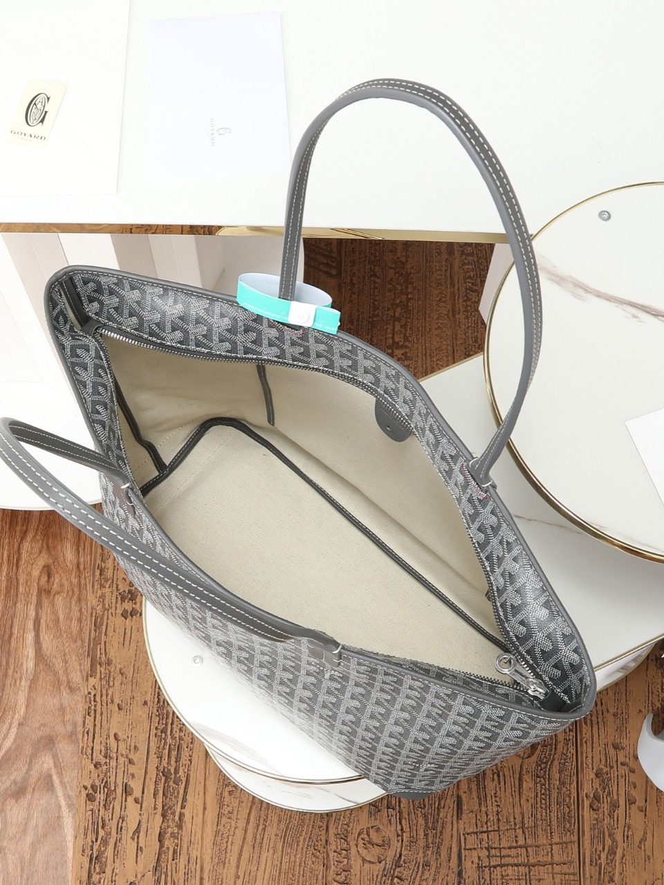包角GOYARD 戈雅托特 Artois  (Canvas and Leather) — Tote Shoulder Bag-F0-ARTOISMMLTY