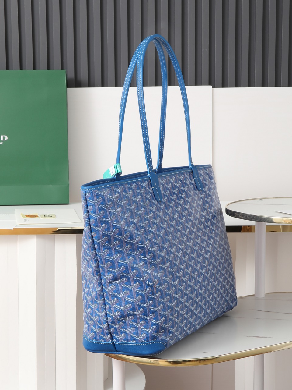 包角GOYARD 戈雅托特 Artois  (Canvas and Leather) — Tote Shoulder Bag-F0-ARTOISMMLTY
