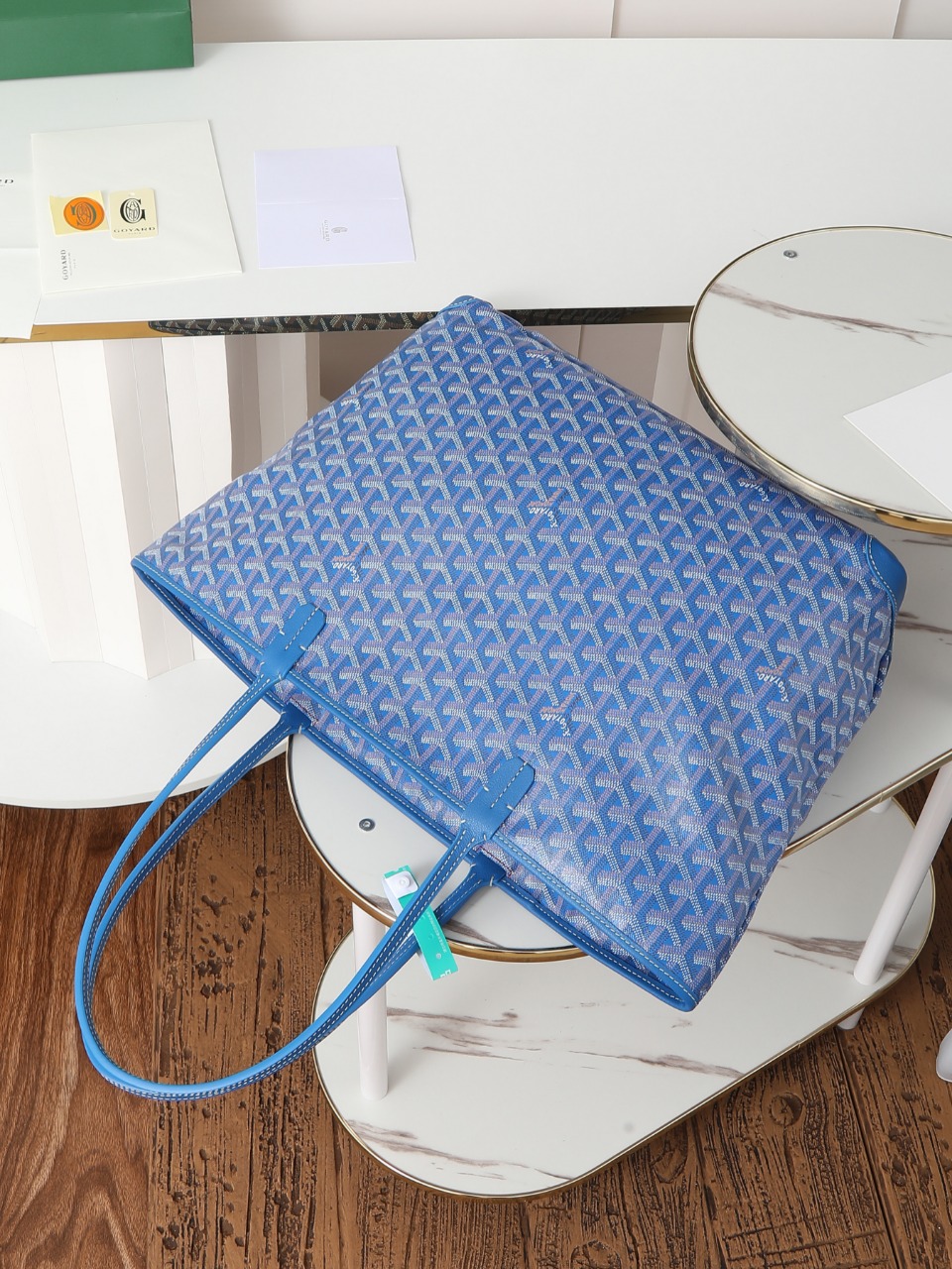 包角GOYARD 戈雅托特 Artois  (Canvas and Leather) — Tote Shoulder Bag-F0-ARTOISMMLTY