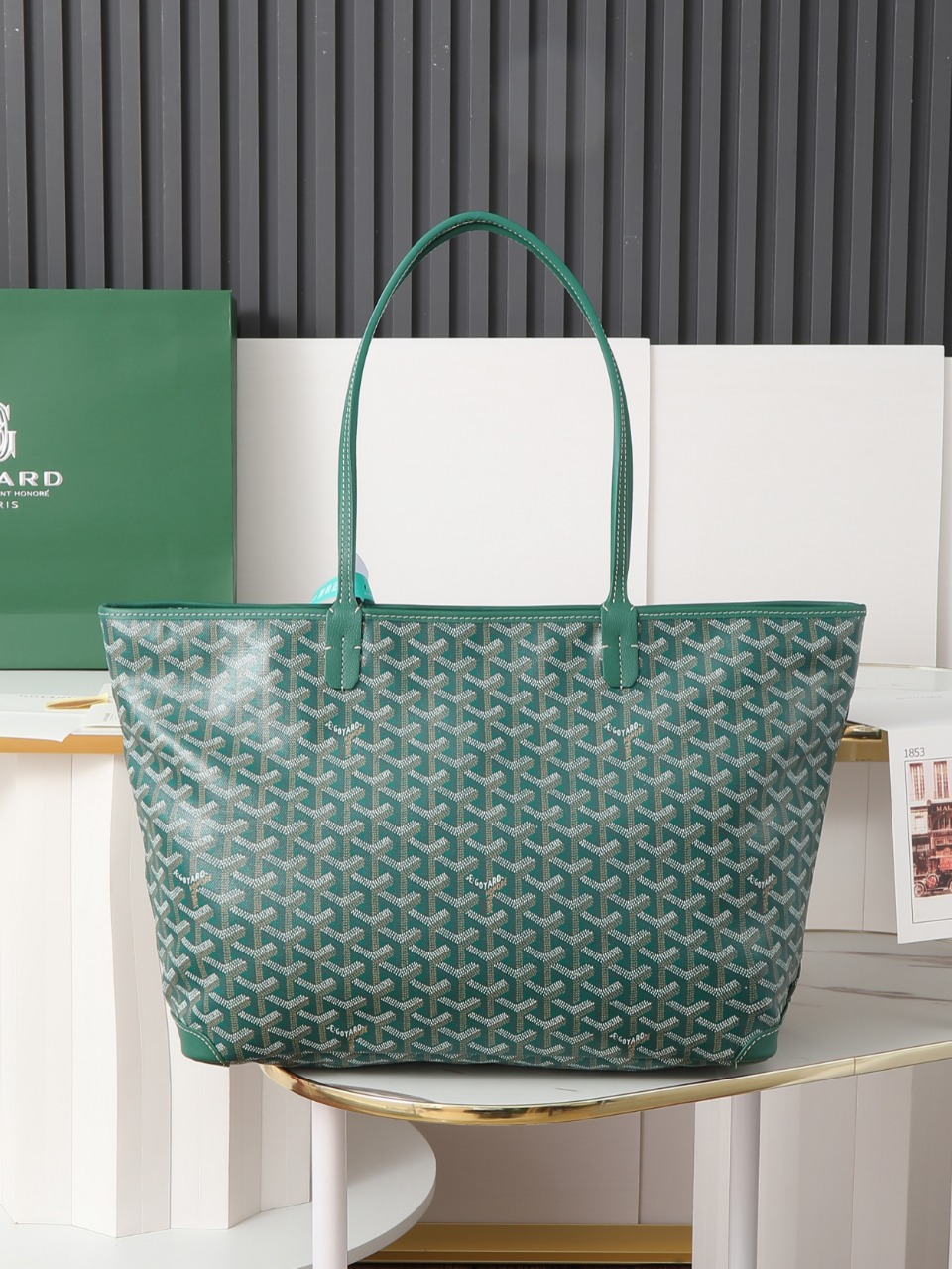 包角GOYARD 戈雅托特 Artois  (Canvas and Leather) — Tote Shoulder Bag-F0-ARTOISMMLTY