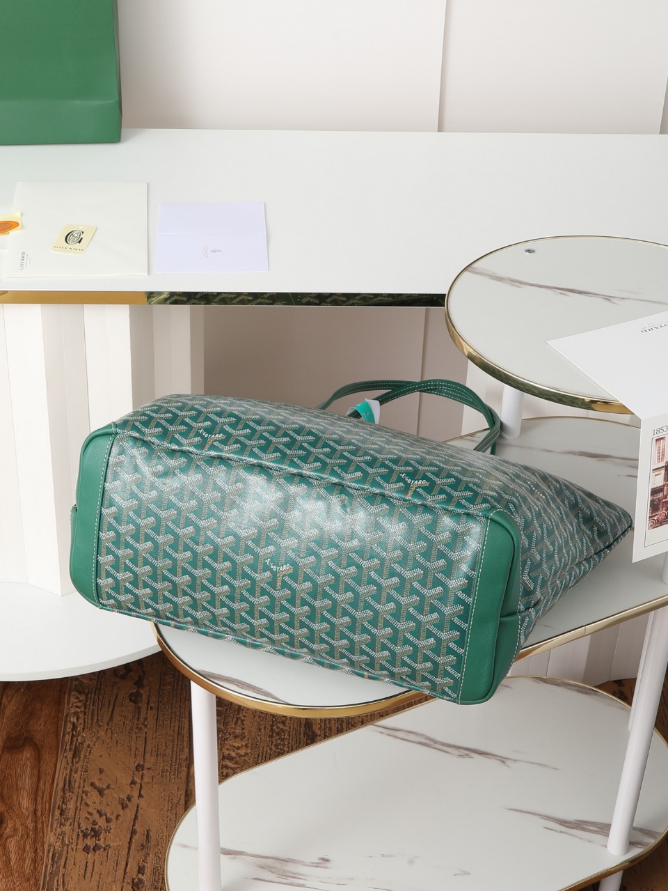 包角GOYARD 戈雅托特 Artois  (Canvas and Leather) — Tote Shoulder Bag-F0-ARTOISMMLTY