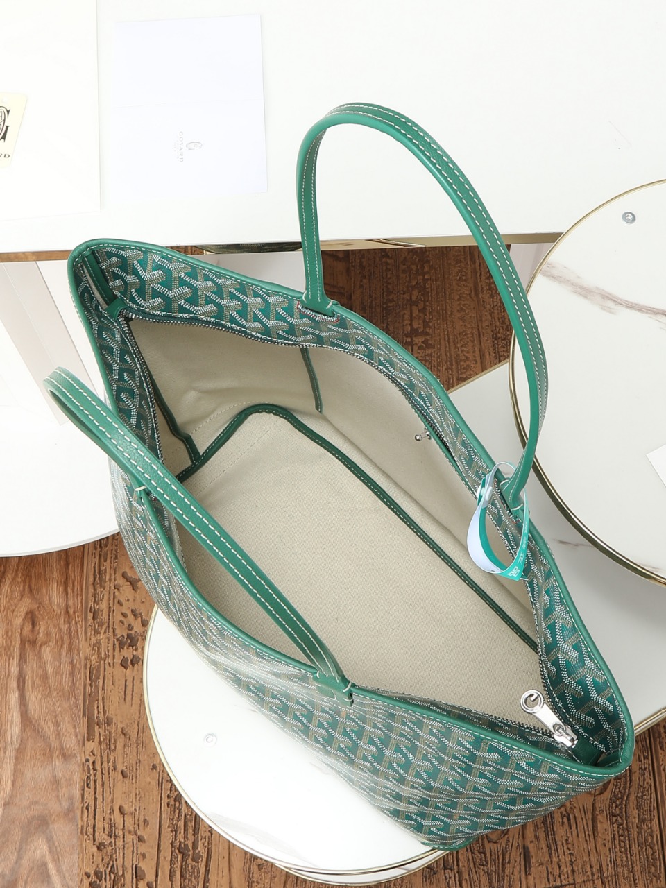 包角GOYARD 戈雅托特 Artois  (Canvas and Leather) — Tote Shoulder Bag-F0-ARTOISMMLTY