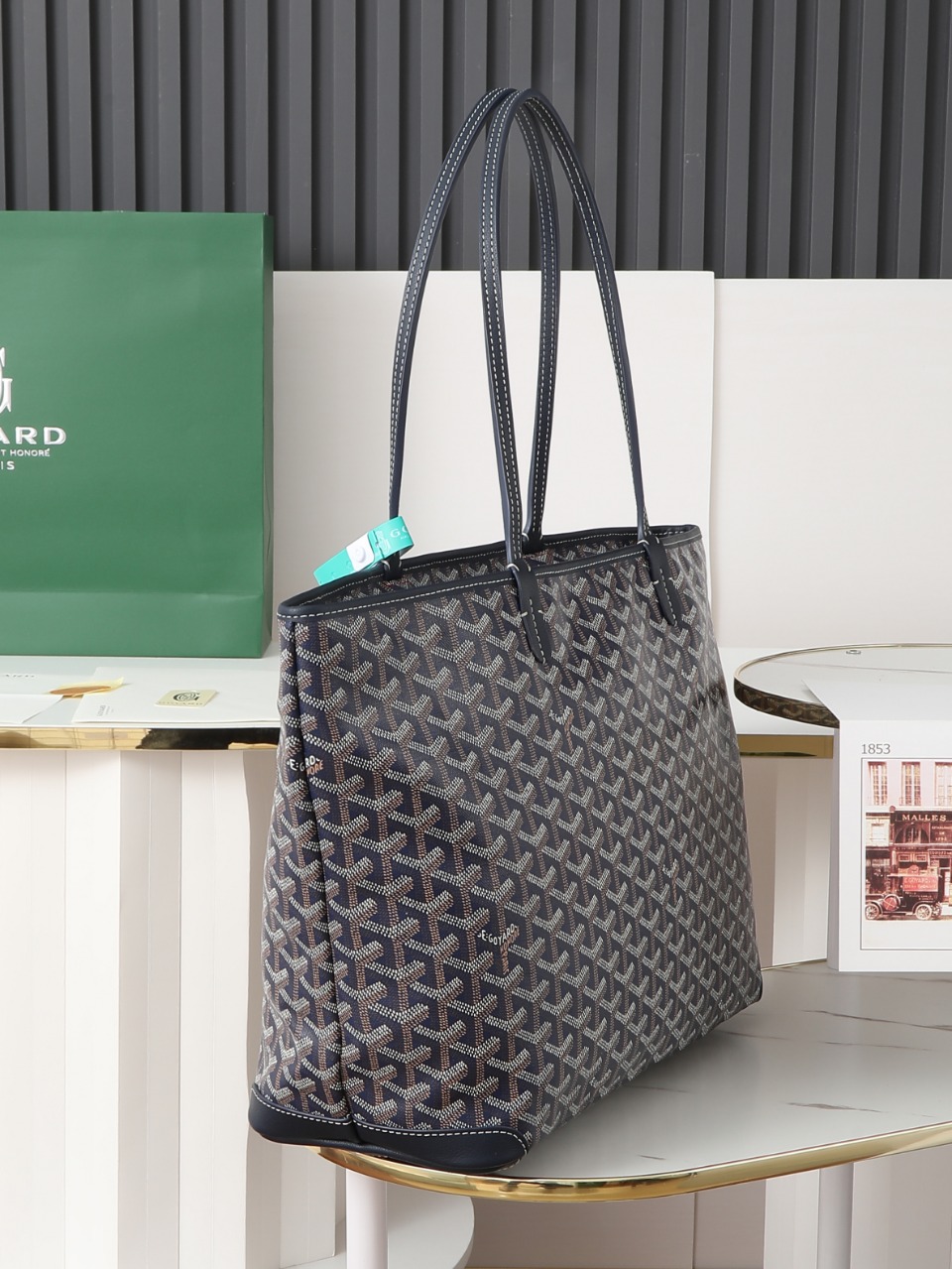 包角GOYARD 戈雅托特 Artois  (Canvas and Leather) — Tote Shoulder Bag-F0-ARTOISMMLTY