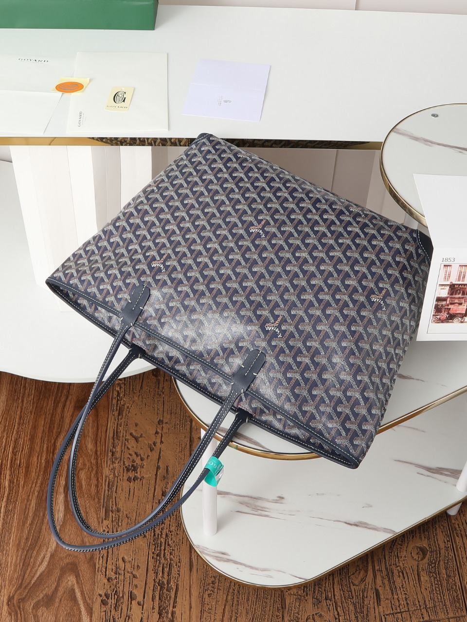 包角GOYARD 戈雅托特 Artois  (Canvas and Leather) — Tote Shoulder Bag-F0-ARTOISMMLTY