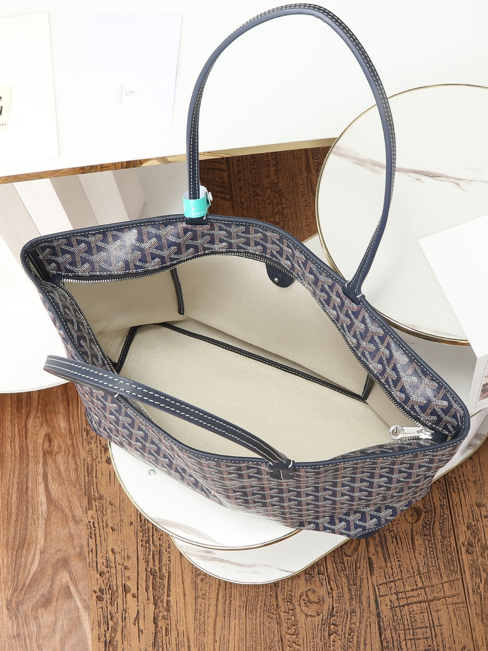 包角GOYARD 戈雅托特 Artois  (Canvas and Leather) — Tote Shoulder Bag-F0-ARTOISMMLTY