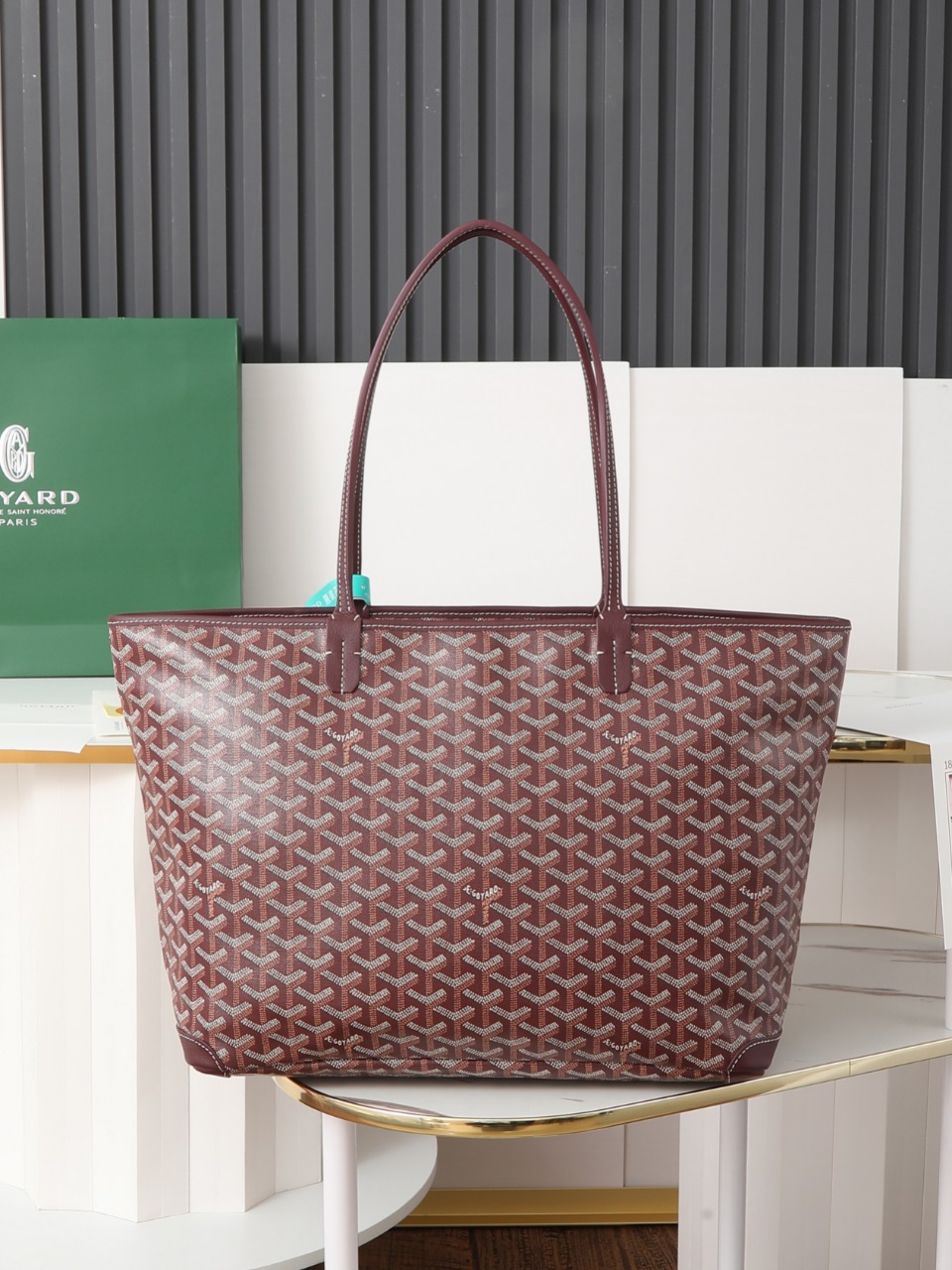 包角GOYARD 戈雅托特 Artois  (Canvas and Leather) — Tote Shoulder Bag-F0-ARTOISMMLTY