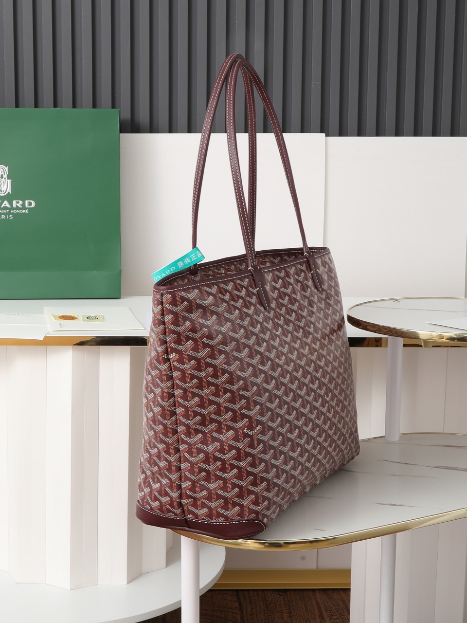 包角GOYARD 戈雅托特 Artois  (Canvas and Leather) — Tote Shoulder Bag-F0-ARTOISMMLTY