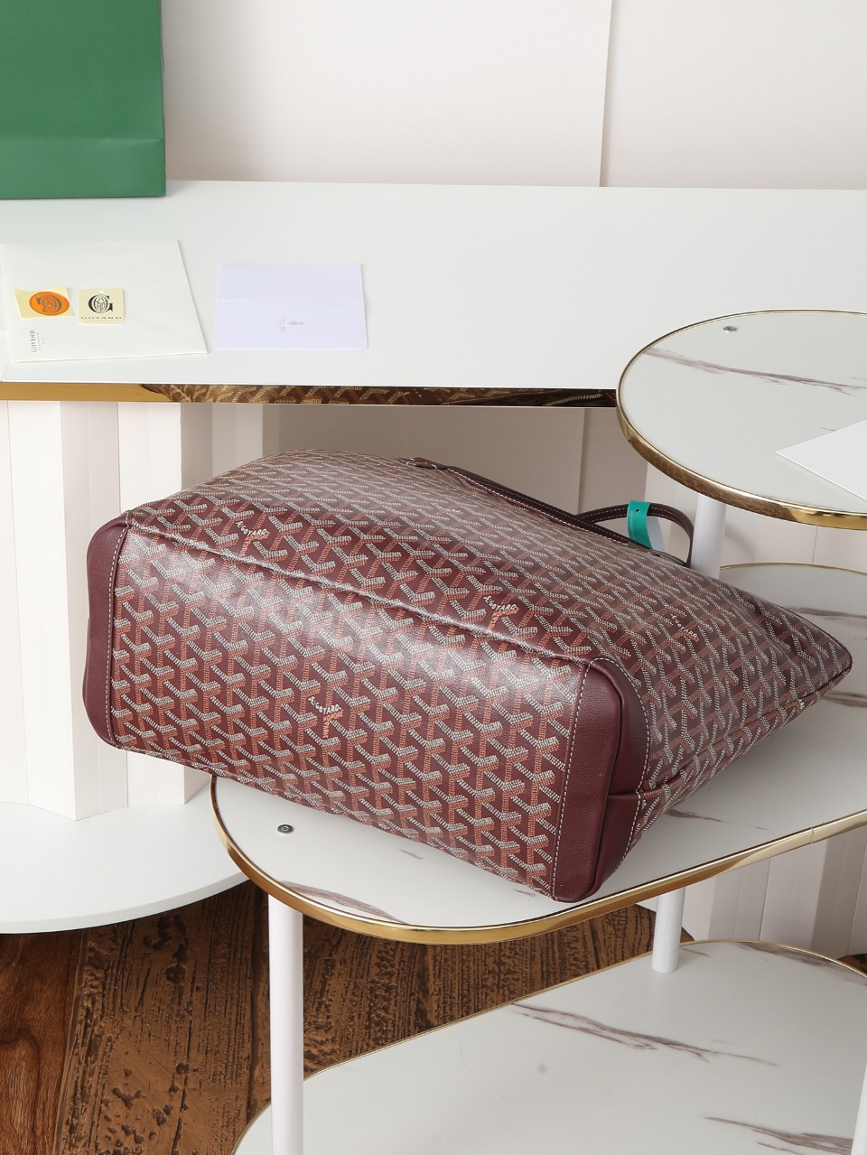 包角GOYARD 戈雅托特 Artois  (Canvas and Leather) — Tote Shoulder Bag-F0-ARTOISMMLTY