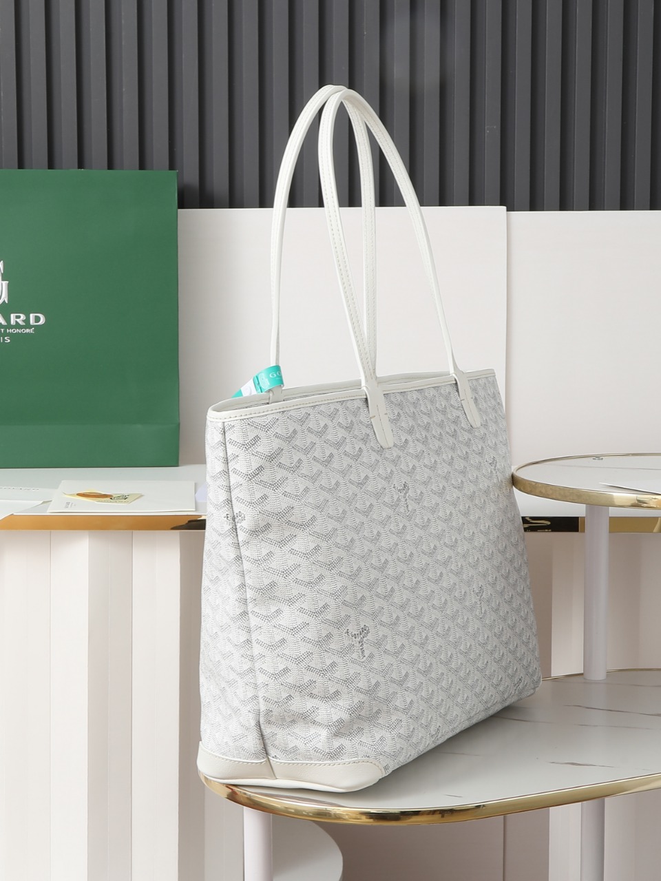 包角GOYARD 戈雅托特 Artois  (Canvas and Leather) — Tote Shoulder Bag-F0-ARTOISMMLTY