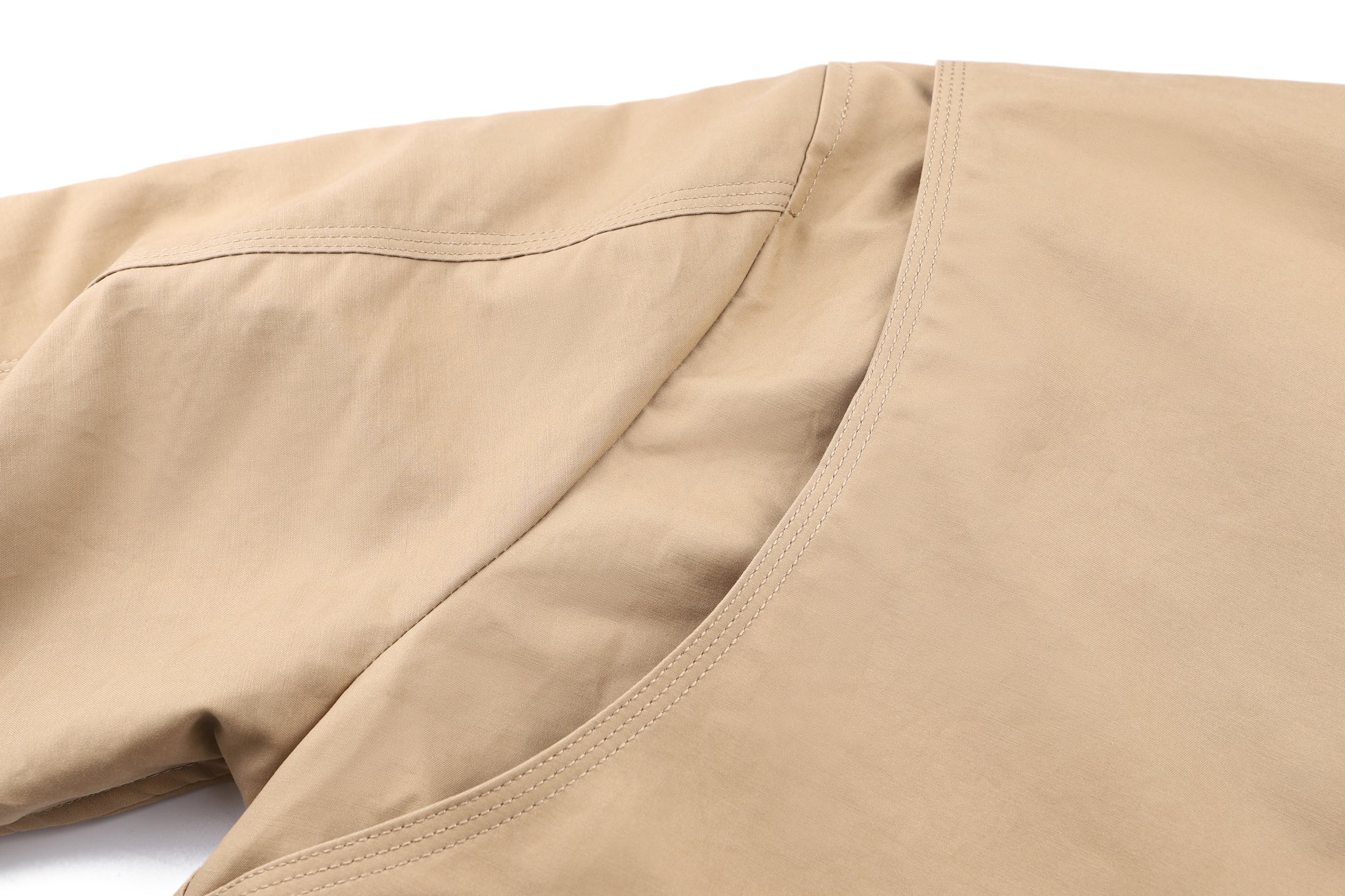 Acne Studios 皮革标识斜纹布拉链夹克 外套 秋冬 长袖 卡其色 黑色 C0