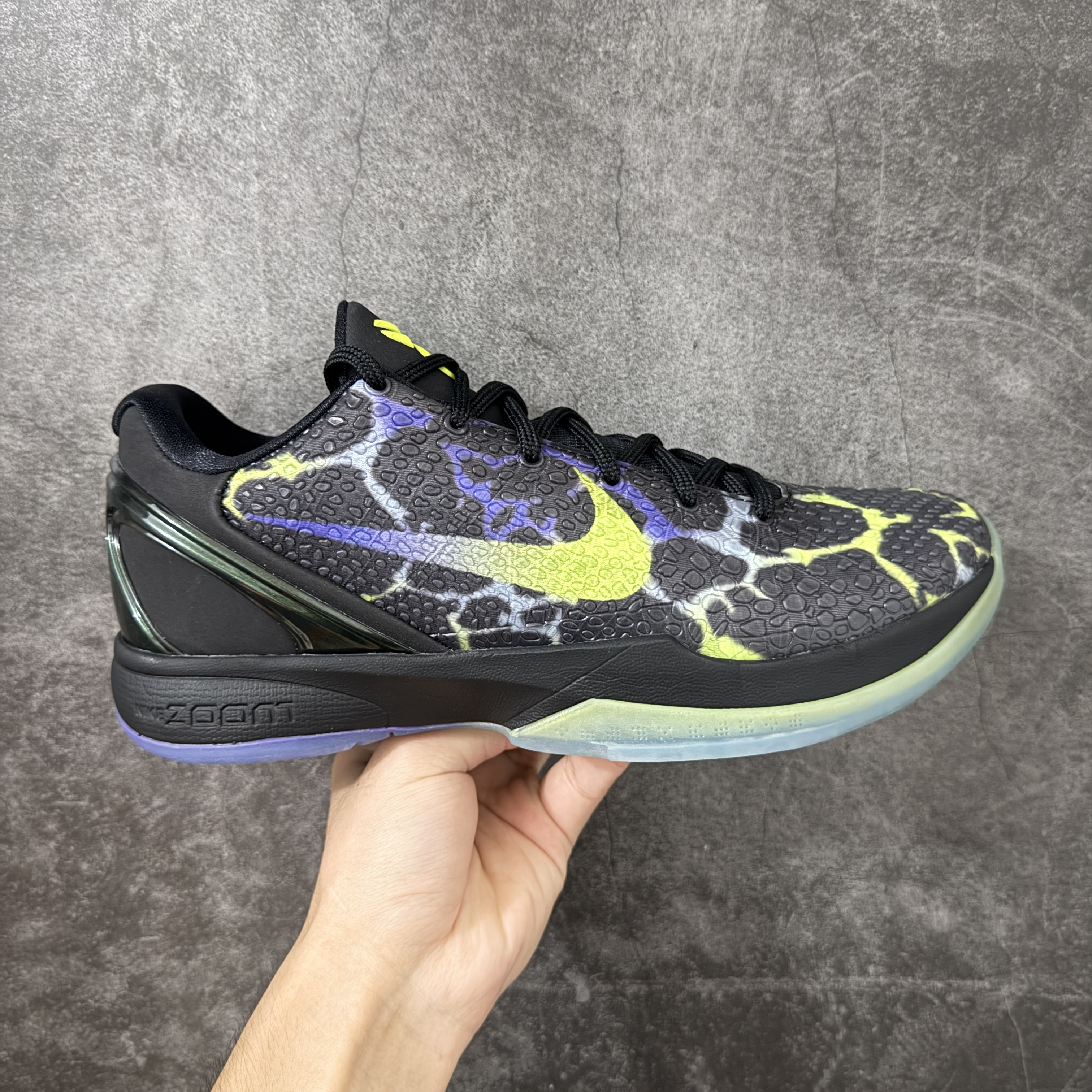S2 Kobe6  前掌Zoom Turbo 气垫 后掌EVA缓震 低筒 球鞋 籃球鞋 實戰鞋 真碳板 男鞋 波鞋  圣诞节煤块 IO6261-001