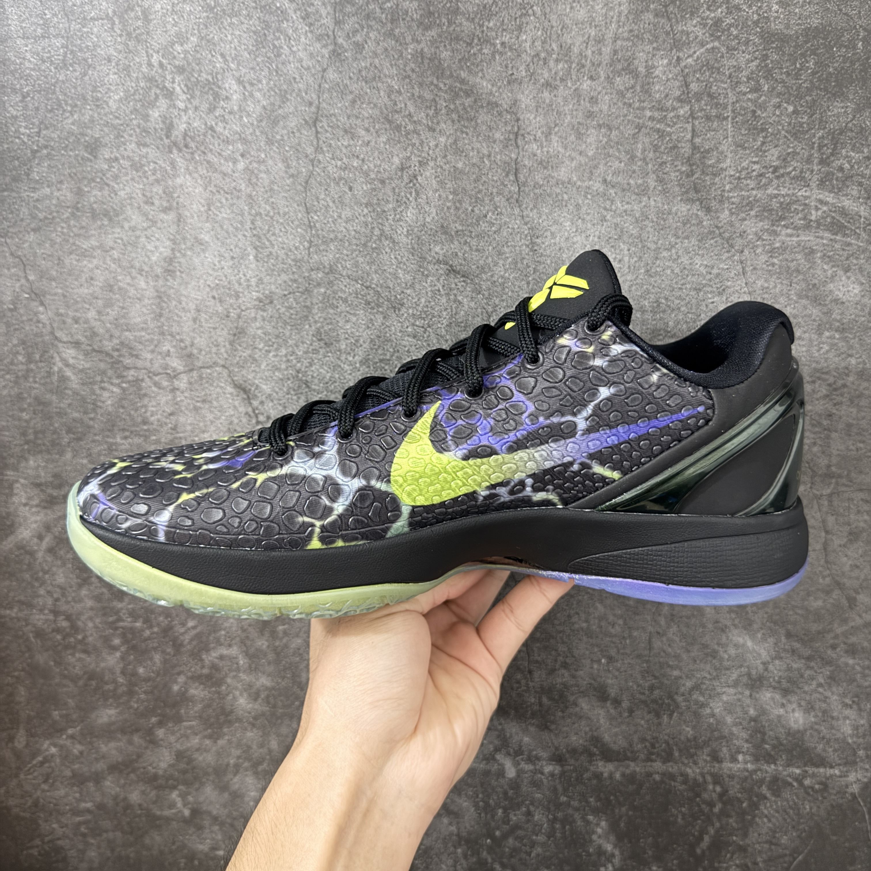 S2 Kobe6  前掌Zoom Turbo 气垫 后掌EVA缓震 低筒 球鞋 籃球鞋 實戰鞋 真碳板 男鞋 波鞋  圣诞节煤块 IO6261-001