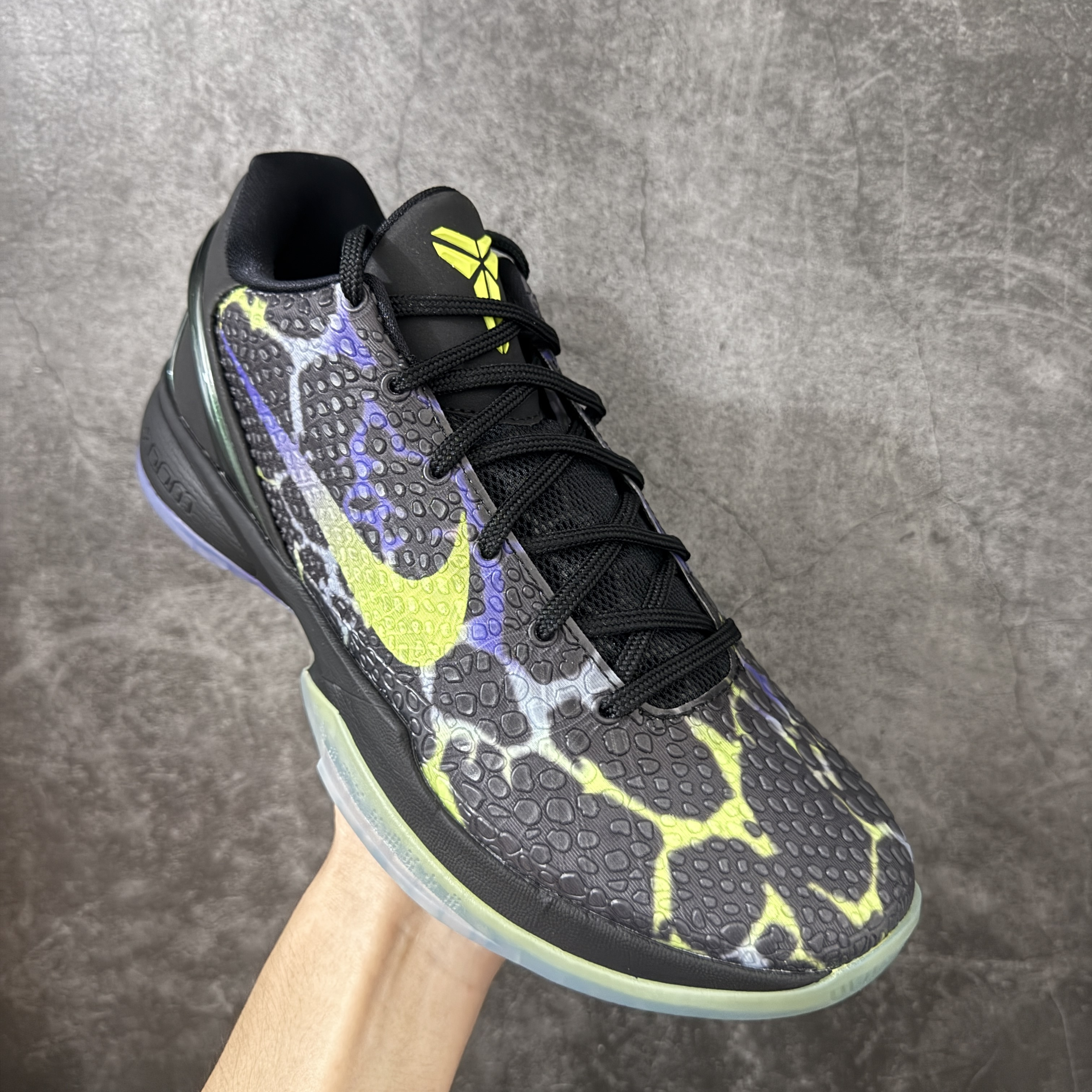 S2 Kobe6  前掌Zoom Turbo 气垫 后掌EVA缓震 低筒 球鞋 籃球鞋 實戰鞋 真碳板 男鞋 波鞋  圣诞节煤块 IO6261-001