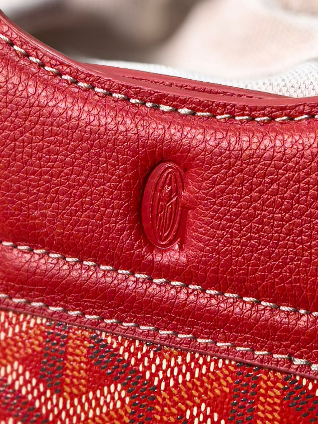 GOYARD 戈雅 Beluga (Canvas and Leather) — Single-shoulder handbag-F0-BELUGAMINTY