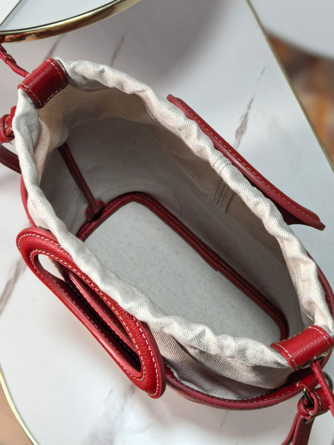 GOYARD 戈雅 Beluga (Canvas and Leather) — Single-shoulder handbag-F0-BELUGAMINTY