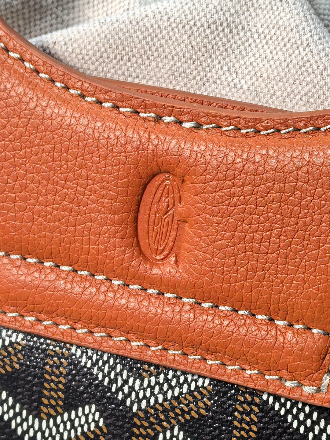 GOYARD 戈雅 Beluga (Canvas and Leather) — Single-shoulder handbag-F0-BELUGAMINTY