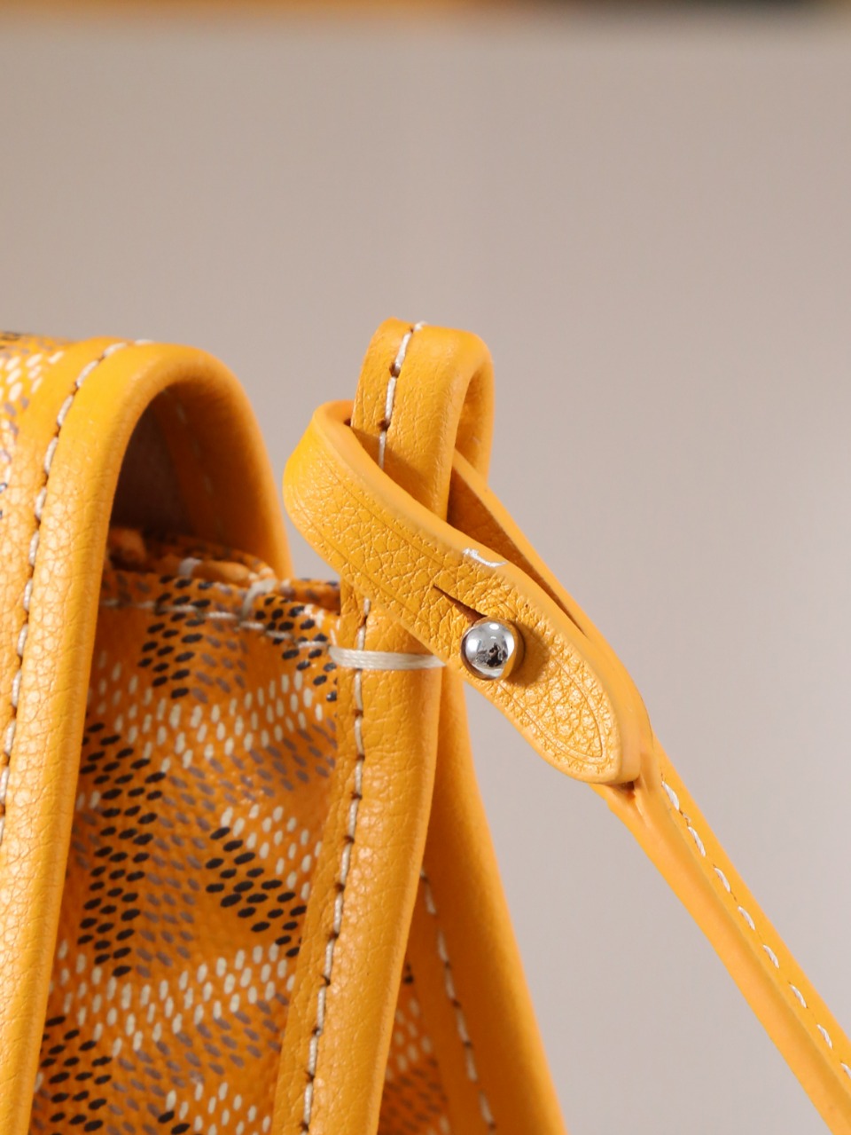 GOYARD 戈雅信封 Plumet (Canvas and Leather) — Envelope Crossbody Bag-F0-PLUMETPMLTY