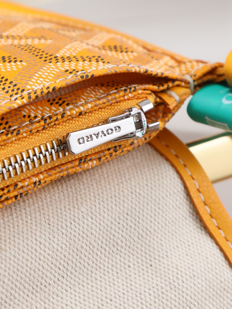 GOYARD 戈雅信封 Plumet (Canvas and Leather) — Envelope Crossbody Bag-F0-PLUMETPMLTY