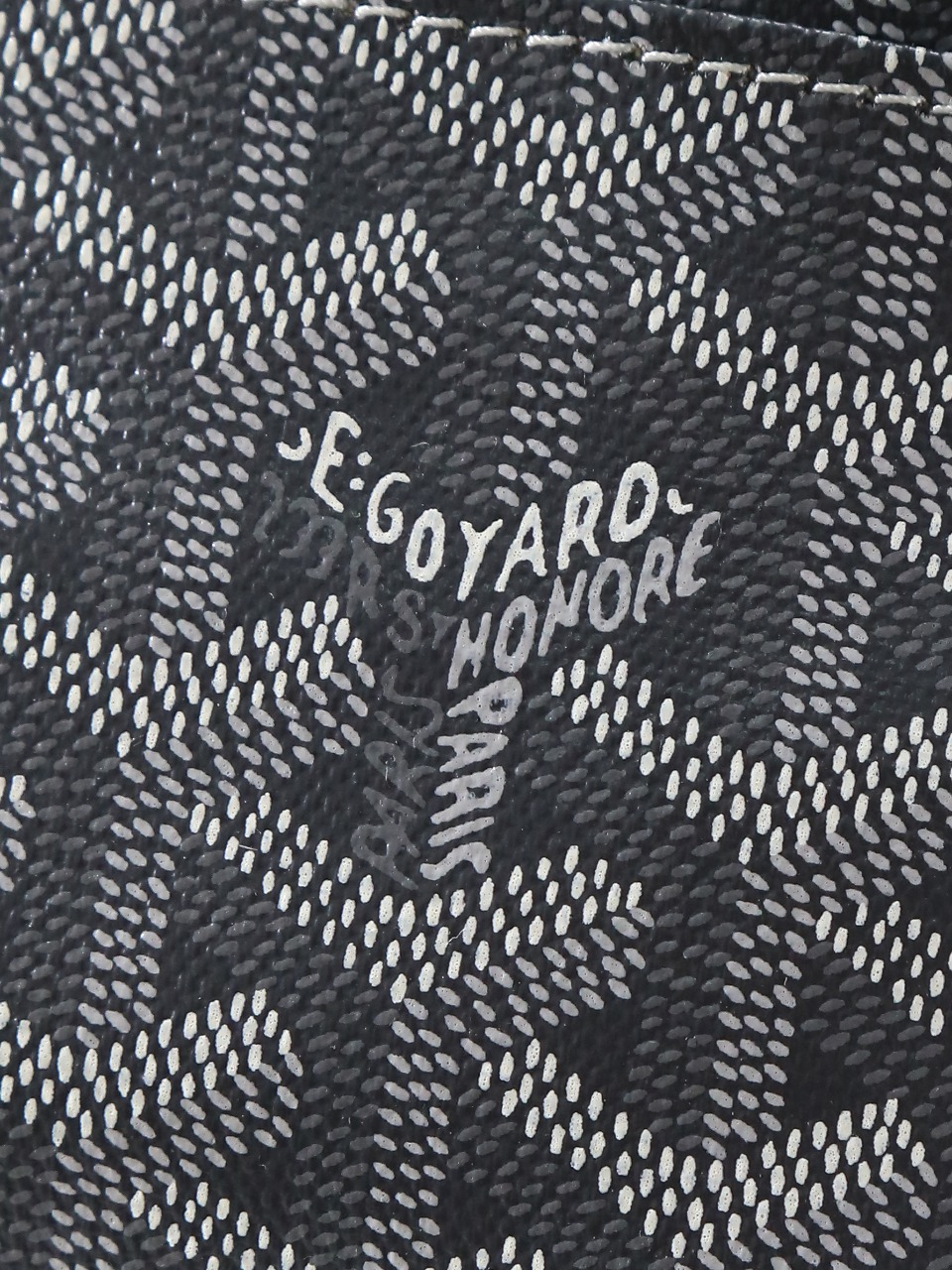 GOYARD 戈雅信封 Plumet (Canvas and Leather) — Envelope Crossbody Bag-F0-PLUMETPMLTY