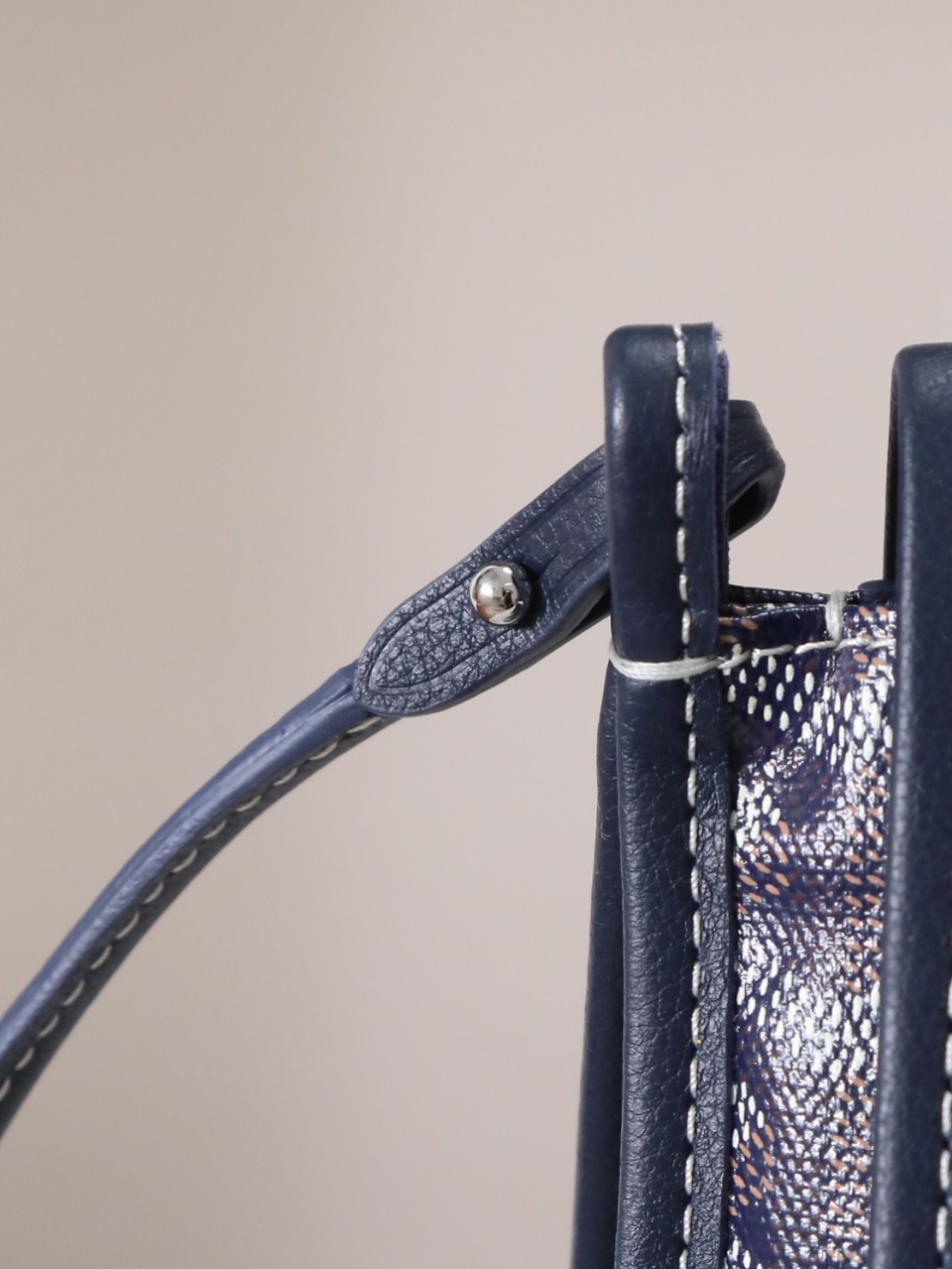 GOYARD 戈雅信封 Plumet (Canvas and Leather) — Envelope Crossbody Bag-F0-PLUMETPMLTY
