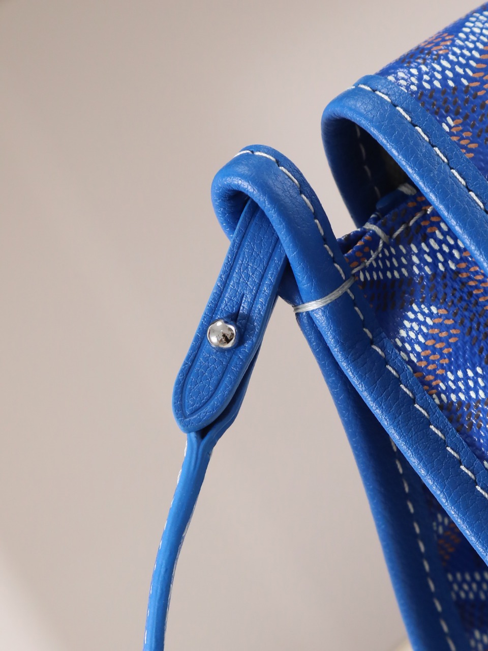 GOYARD 戈雅信封 Plumet (Canvas and Leather) — Envelope Crossbody Bag-F0-PLUMETPMLTY