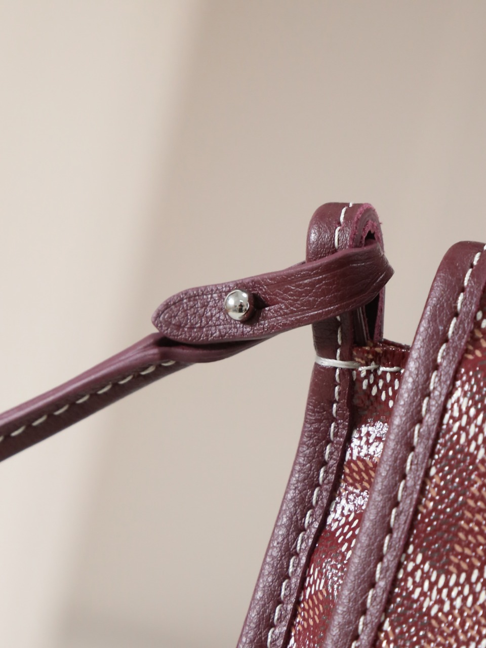 GOYARD 戈雅信封 Plumet (Canvas and Leather) — Envelope Crossbody Bag-F0-PLUMETPMLTY
