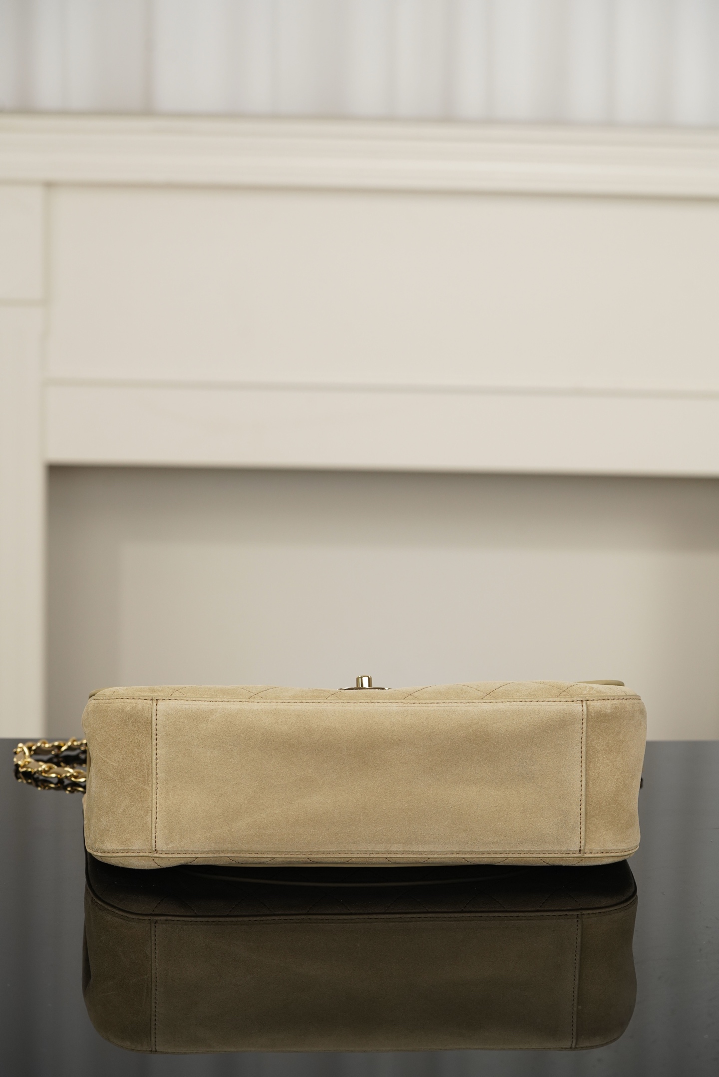 超大号 CHANEL 26S CF Suede Calfskin Shoulder/Crossbody Bag, Extra Large, Dark Beige A5-AS6281-B24009-U9390