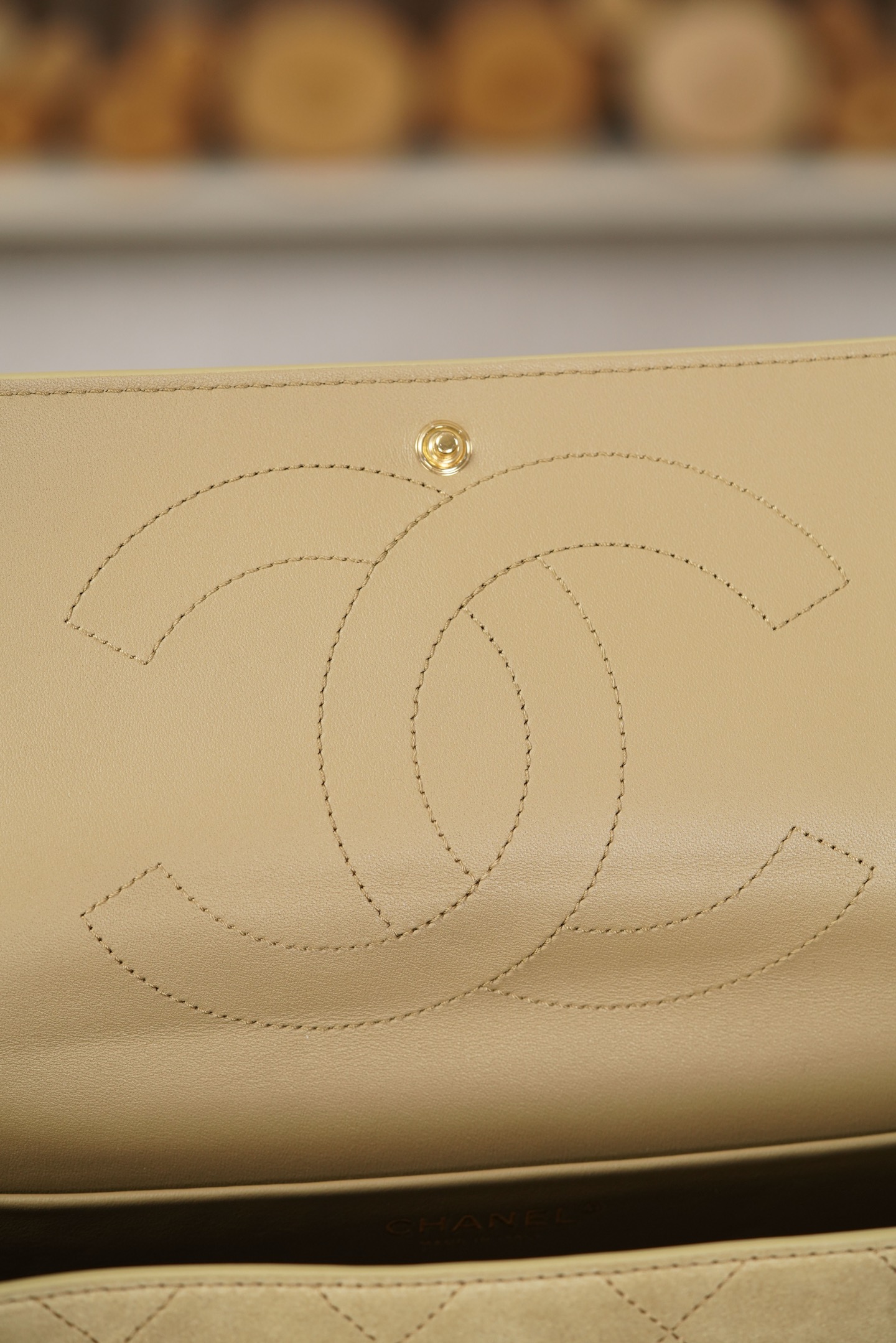 超大号 CHANEL 26S CF Suede Calfskin Shoulder/Crossbody Bag, Extra Large, Dark Beige A5-AS6281-B24009-U9390