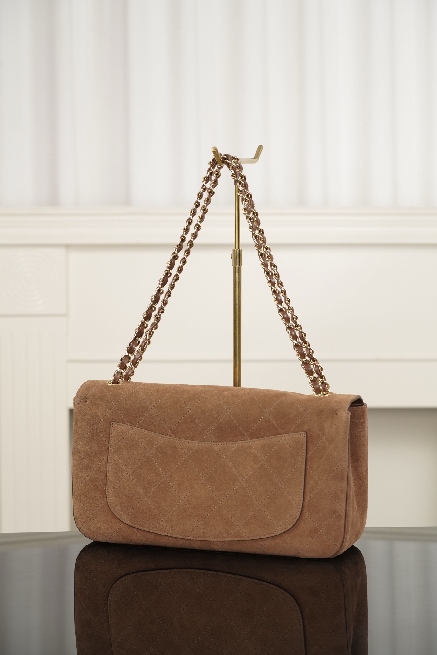 超大号 CHANEL 26S CF Suede and Calfskin Shoulder/Crossbody Bag, Extra Large (Camel) A5-AS6281-B24009-UA847