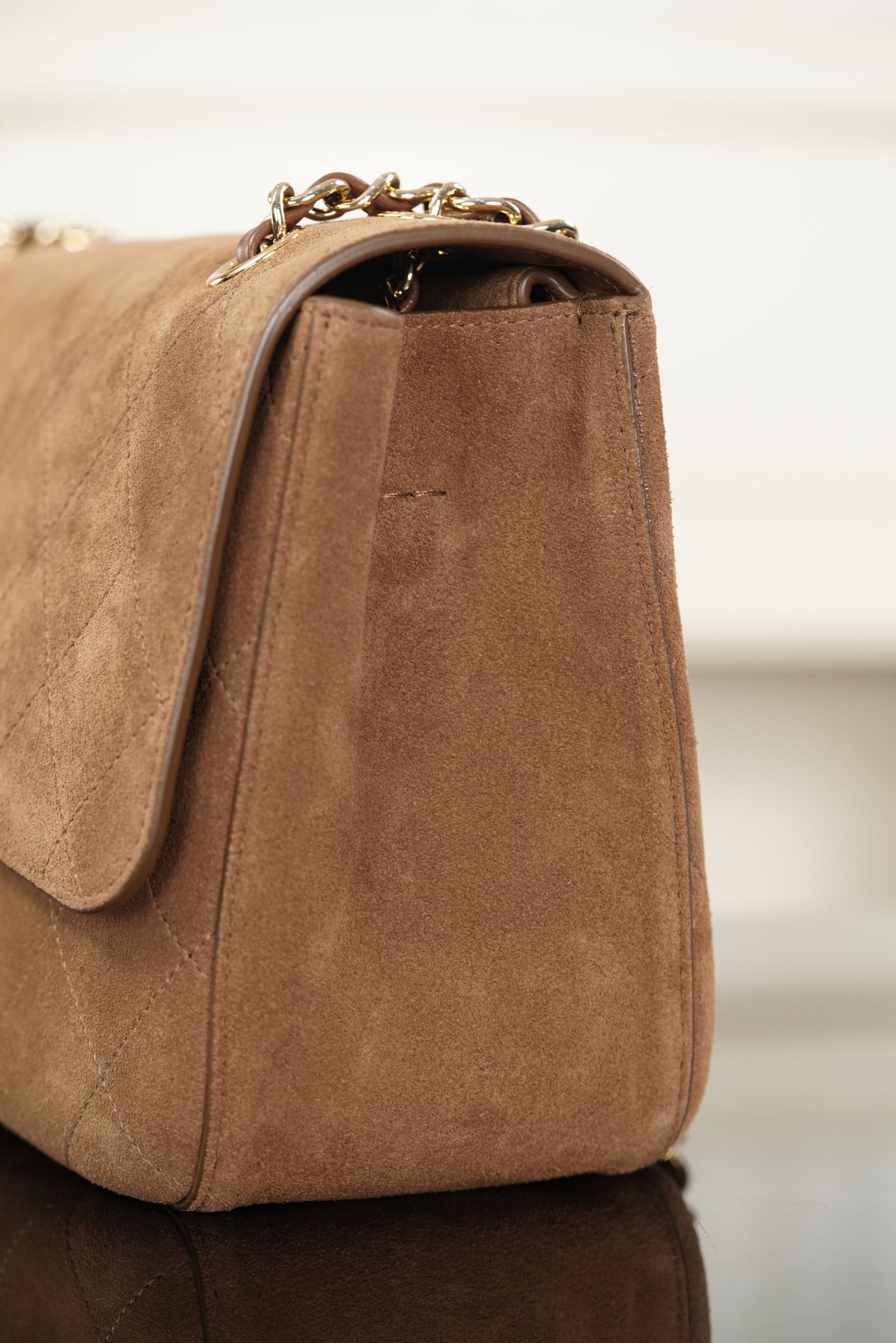 超大号 CHANEL 26S CF Suede and Calfskin Shoulder/Crossbody Bag, Extra Large (Camel) A5-AS6281-B24009-UA847