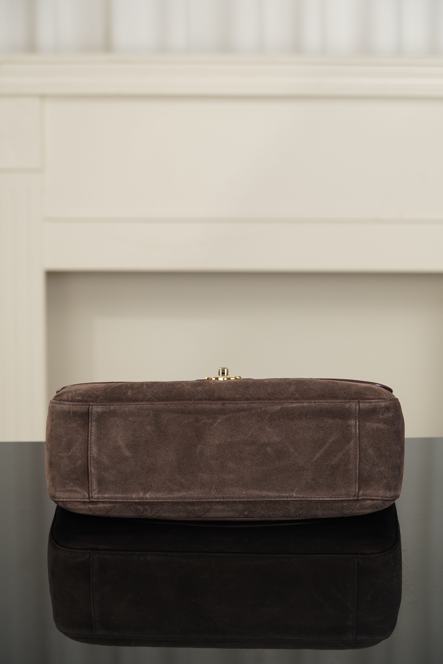 超大号 CHANEL 26S CF Suede and Calfskin Shoulder/Crossbody Bag, Extra Large (Dark brown) A5-AS6281-B24009-UA847