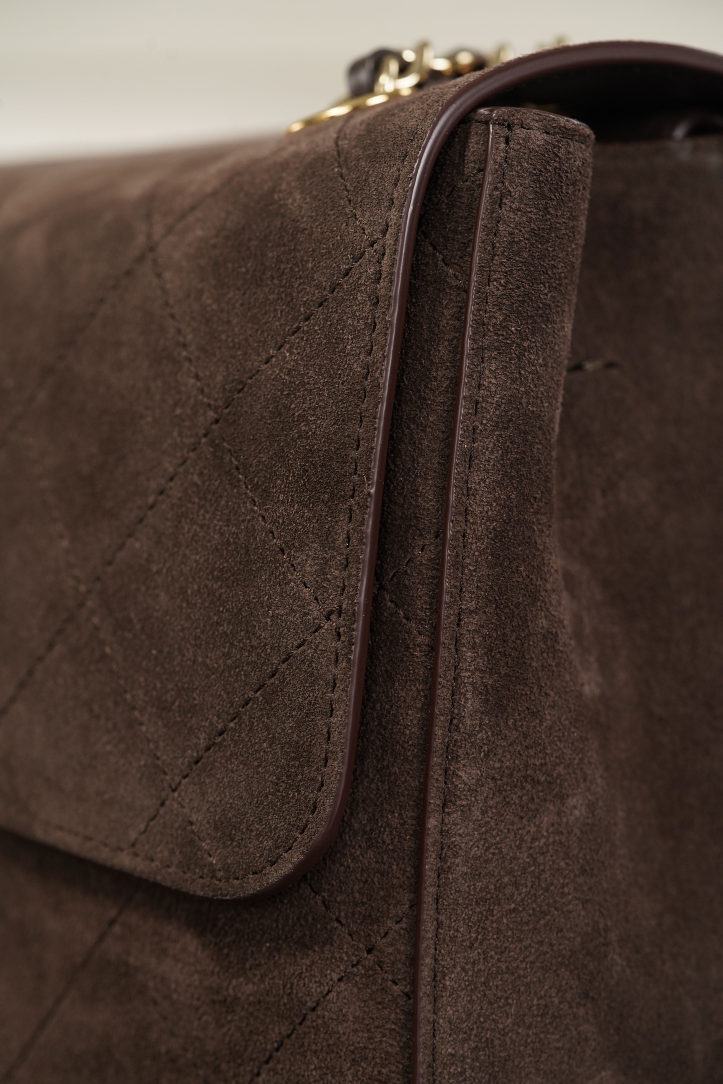超大号 CHANEL 26S CF Suede and Calfskin Shoulder/Crossbody Bag, Extra Large (Dark brown) A5-AS6281-B24009-UA847
