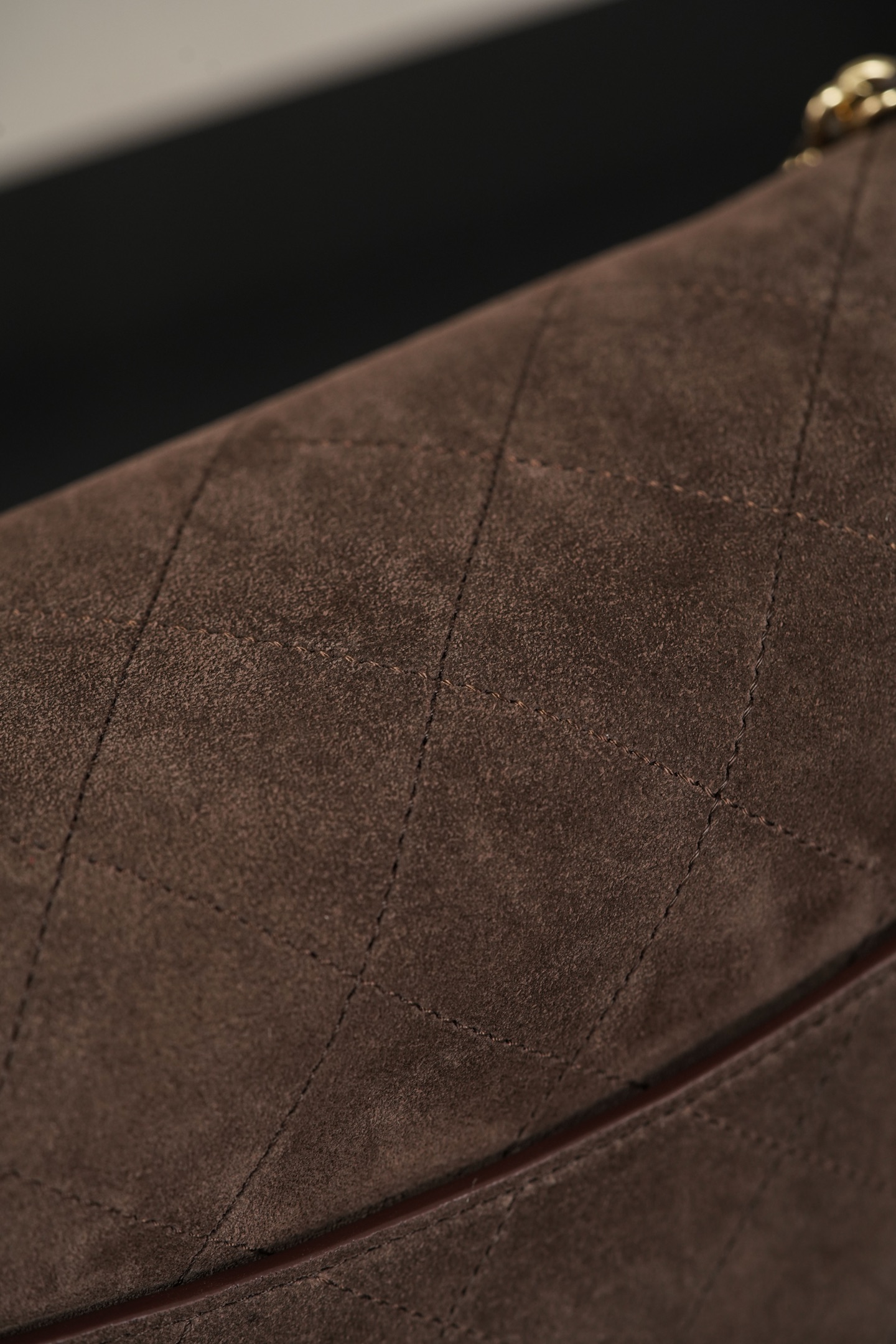 超大号 CHANEL 26S CF Suede and Calfskin Shoulder/Crossbody Bag, Extra Large (Dark brown) A5-AS6281-B24009-UA847