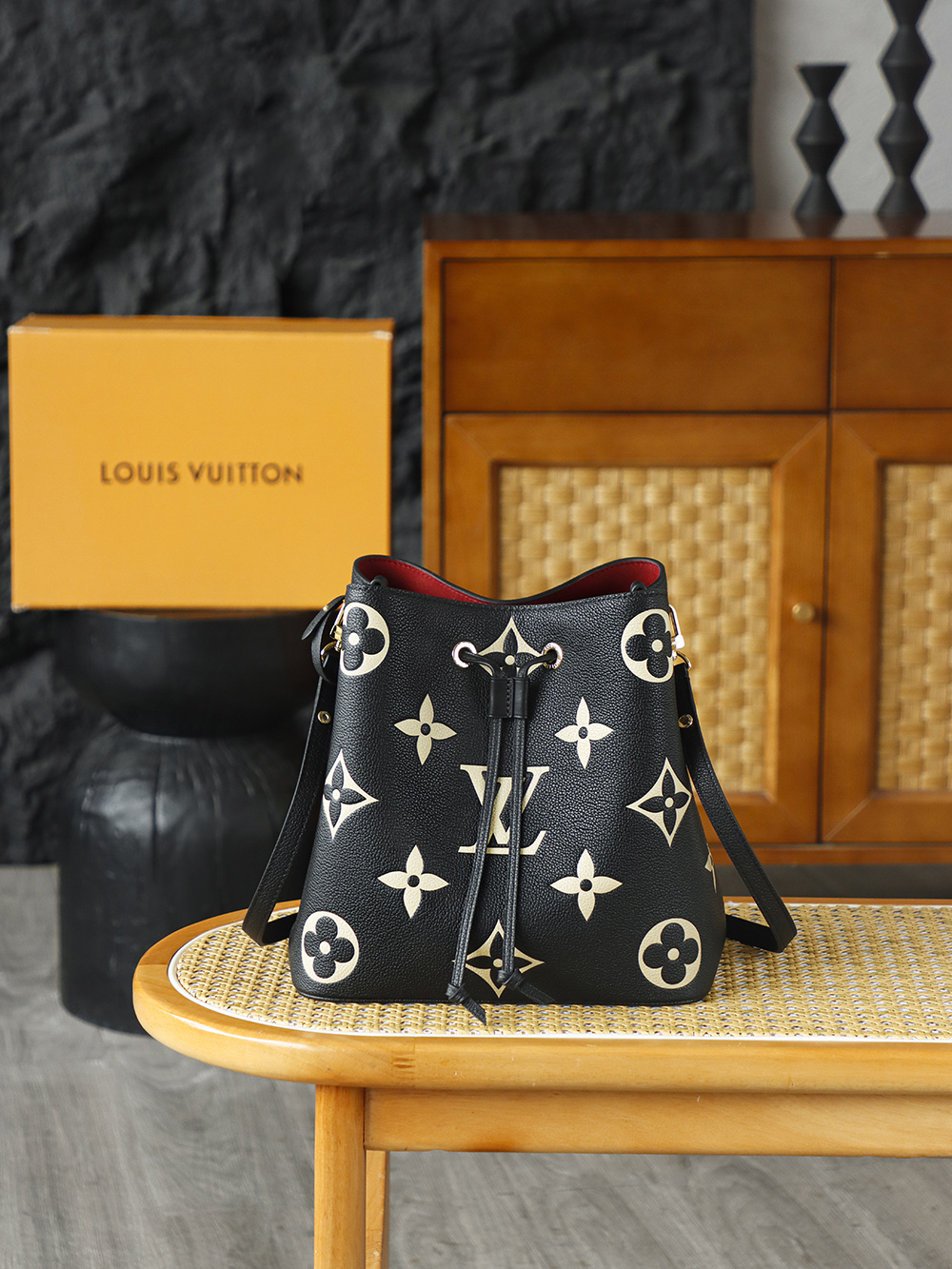  AS水桶单肩 LOUIS VUITTON NEONOE -(Coated canvas and leather)- Handheld and shoulder bag--F0-M45497