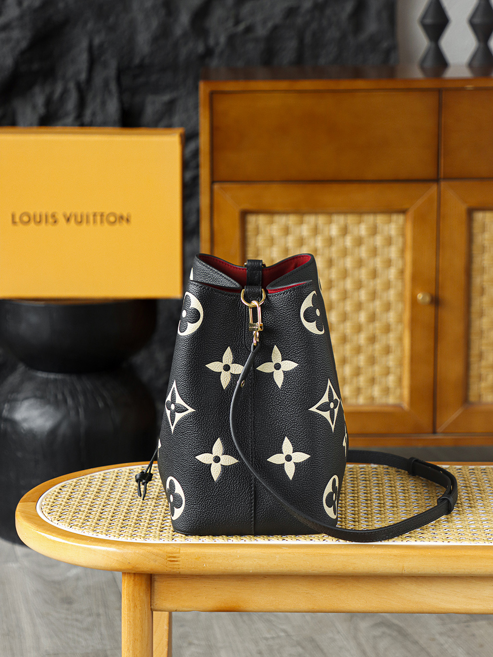  AS水桶单肩 LOUIS VUITTON NEONOE -(Coated canvas and leather)- Handheld and shoulder bag--F0-M45497