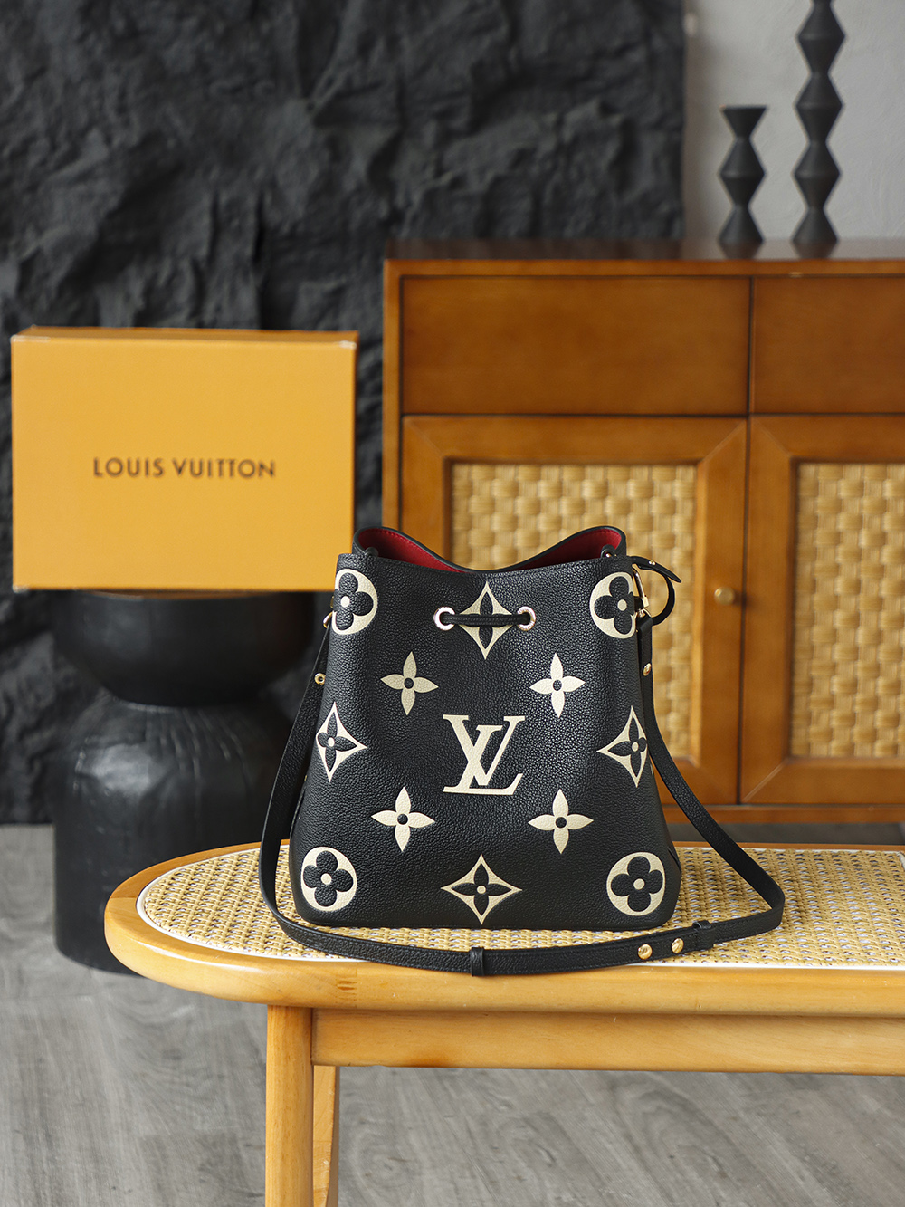  AS水桶单肩 LOUIS VUITTON NEONOE -(Coated canvas and leather)- Handheld and shoulder bag--F0-M45497