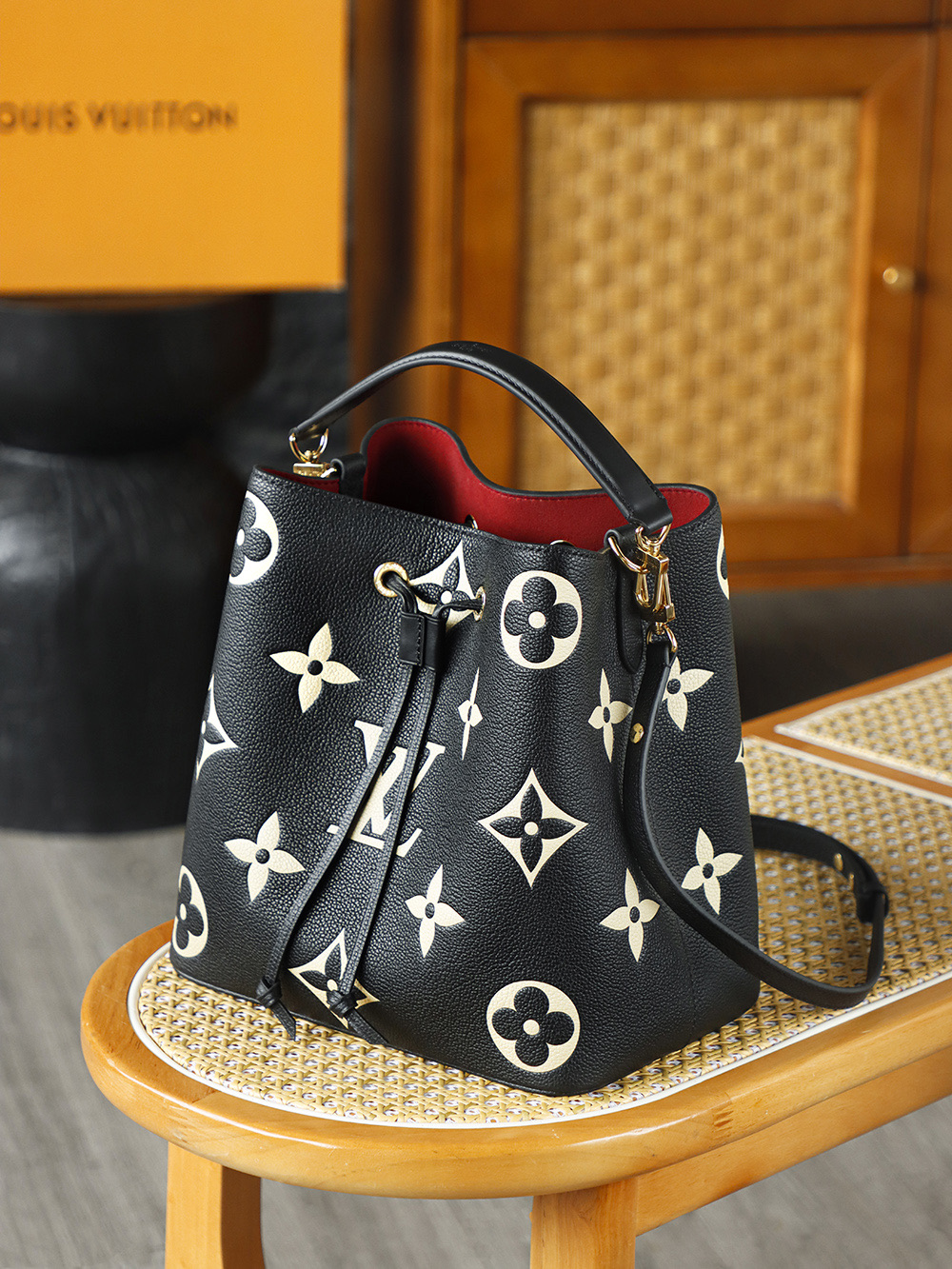  AS水桶单肩 LOUIS VUITTON NEONOE -(Coated canvas and leather)- Handheld and shoulder bag--F0-M45497