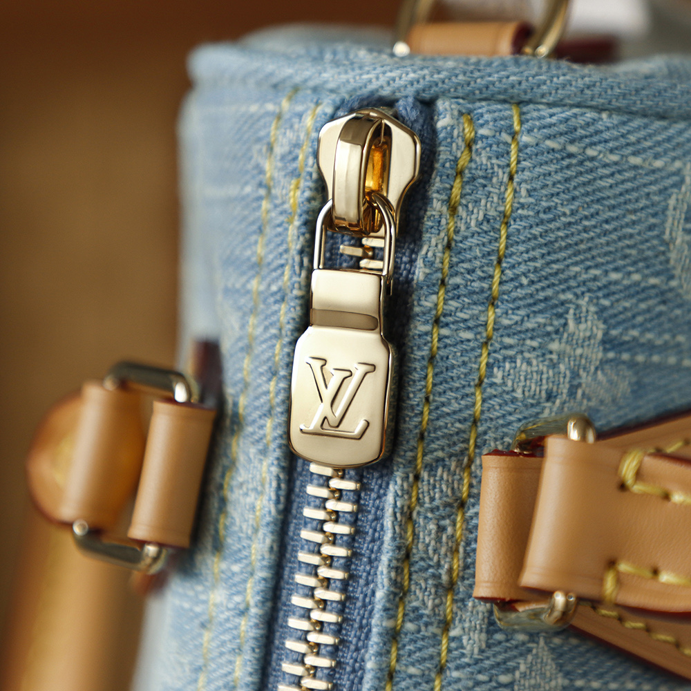 AS 枕头 LOUIS VUITTONNANO LV SPEEDY1 -(Denim)- Crossbody pillow bag--F0-M11212