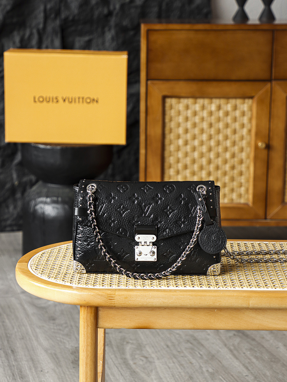 AS斜跨单肩 LOUIS VUITTONNANO LV TRUNKIE -(Cowhide)- Crossbody, shoulder, and handheld bag--F0-M28137