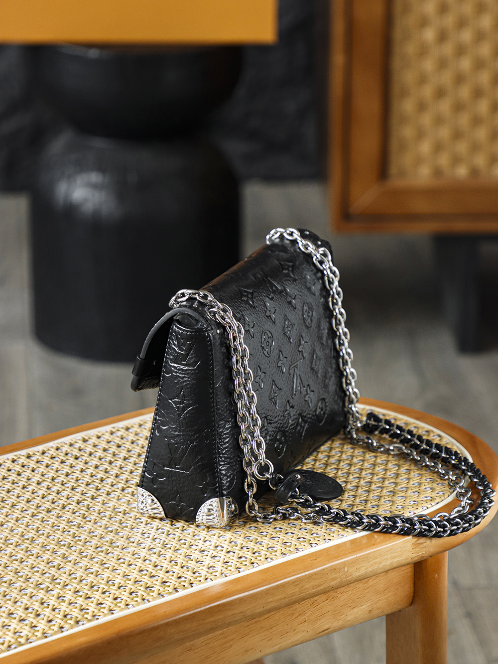 AS斜跨单肩 LOUIS VUITTONNANO LV TRUNKIE -(Cowhide)- Crossbody, shoulder, and handheld bag--F0-M28137