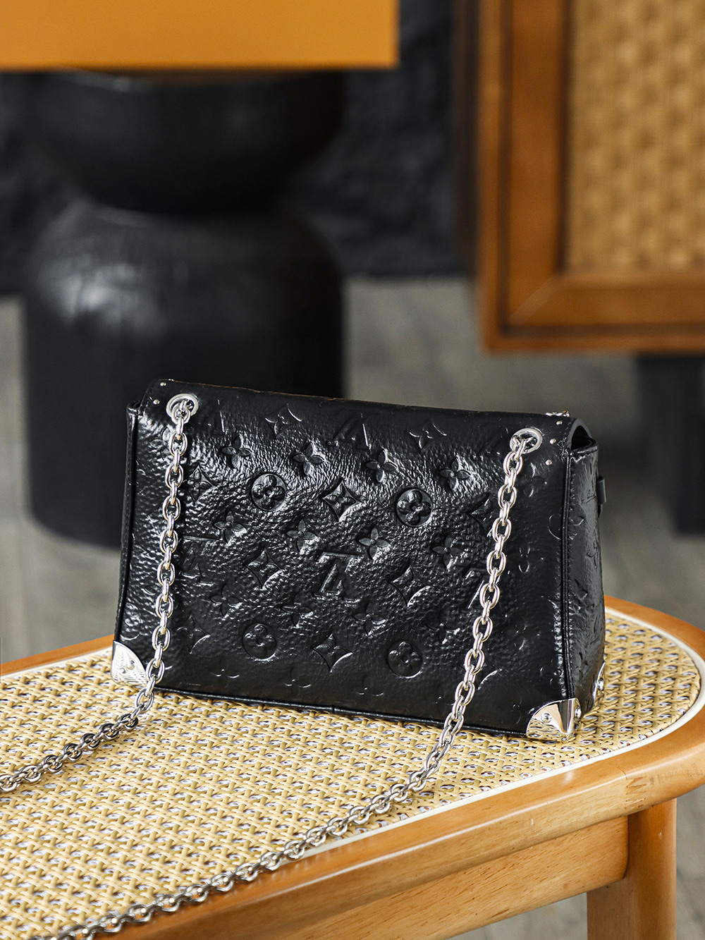 AS斜跨单肩 LOUIS VUITTONNANO LV TRUNKIE -(Cowhide)- Crossbody, shoulder, and handheld bag--F0-M28137