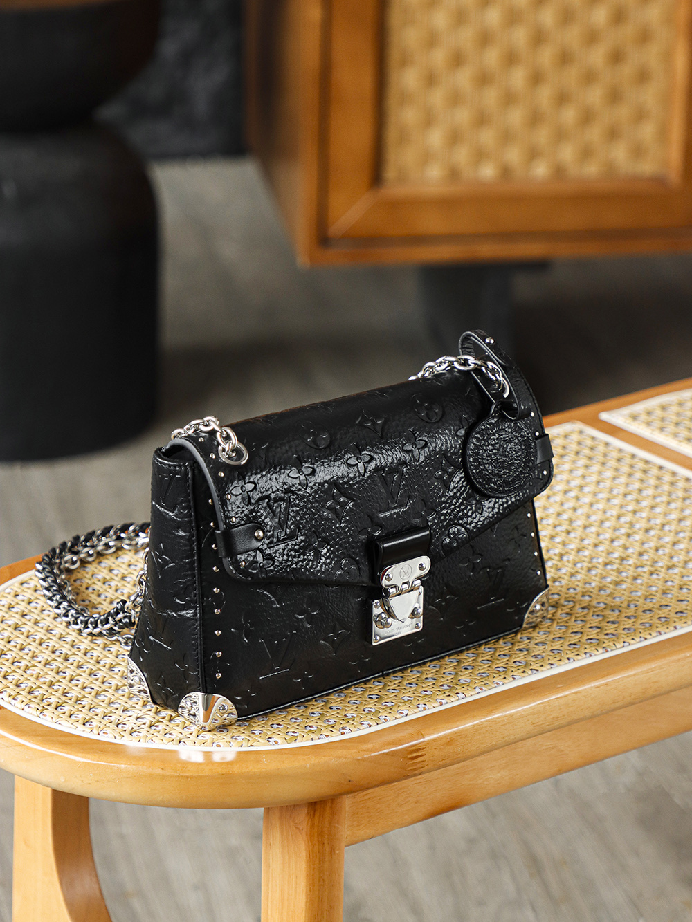AS斜跨单肩 LOUIS VUITTONNANO LV TRUNKIE -(Cowhide)- Crossbody, shoulder, and handheld bag--F0-M28137