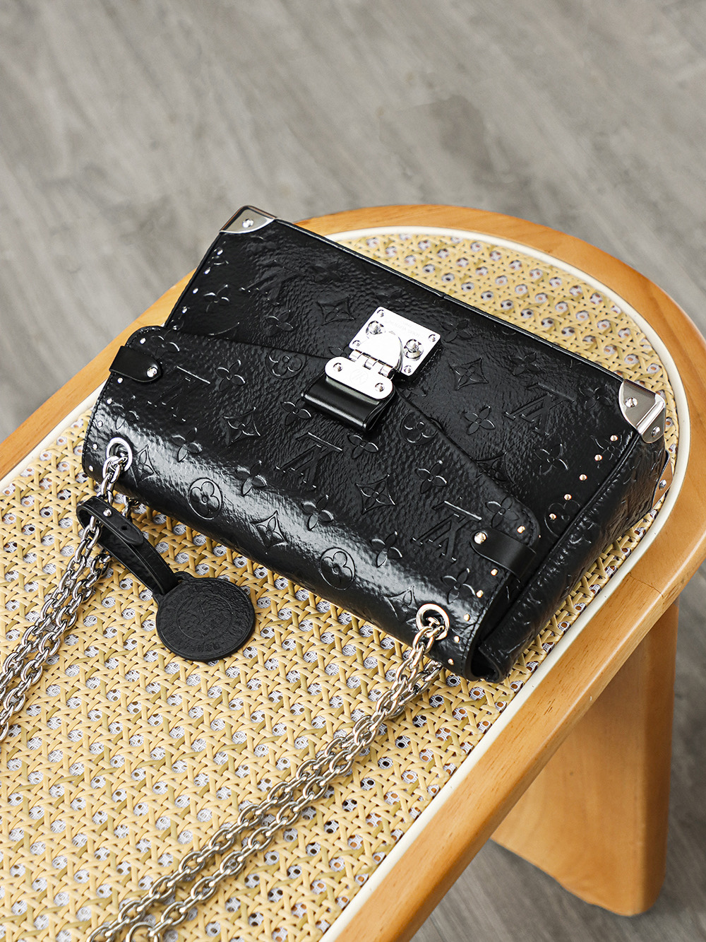 AS斜跨单肩 LOUIS VUITTONNANO LV TRUNKIE -(Cowhide)- Crossbody, shoulder, and handheld bag--F0-M28137